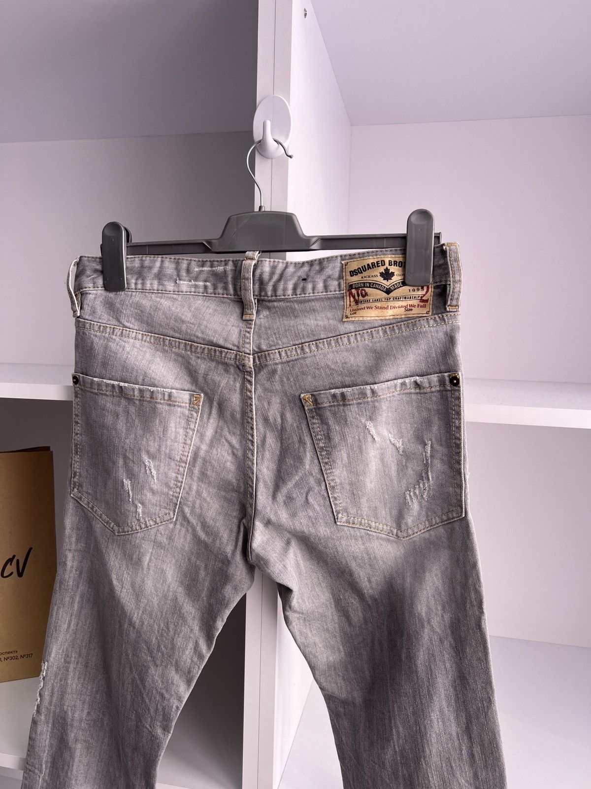 Designer × Dsquared2 × Vintage Vintage Dsquared2 Luxury Gray Pants Size US 30 / EU 46 - 14 Thumbnail