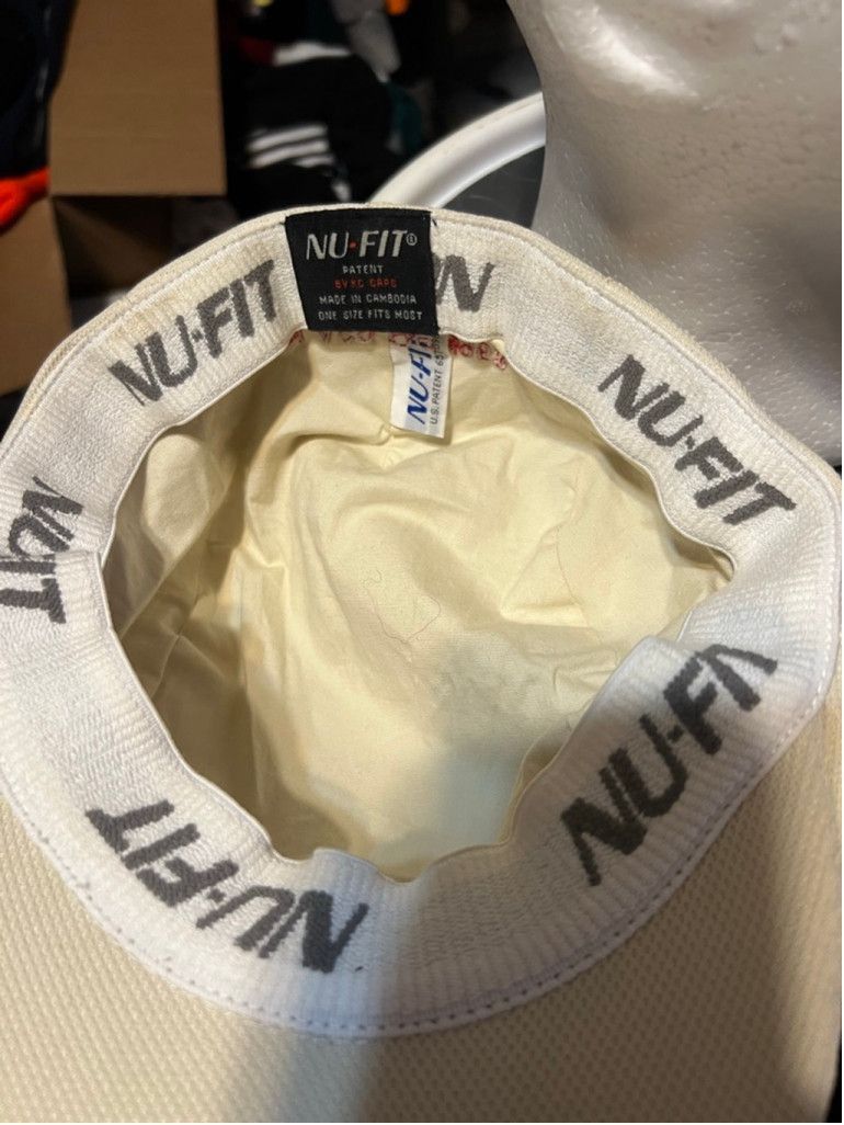 Vintage Men's NU-FIT Rutgers R Class of 1958 Beige Red Flat Cap Size ONE SIZE - 5 Thumbnail