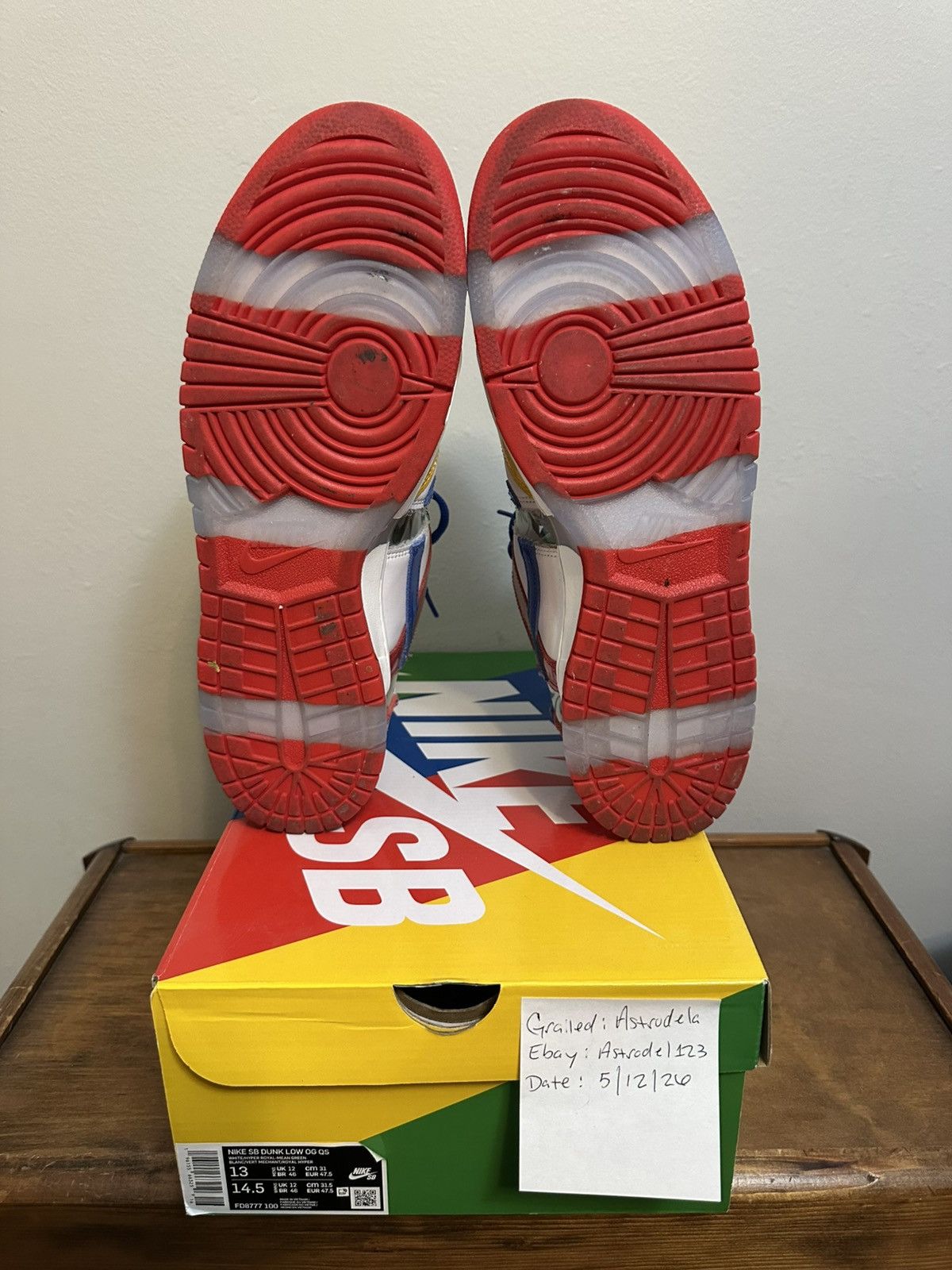 Nike SB Nike SB Dunk Low OG QS Ebay Sandy Bodecker Size 13 Size US 13 / EU 46 - 6 Thumbnail