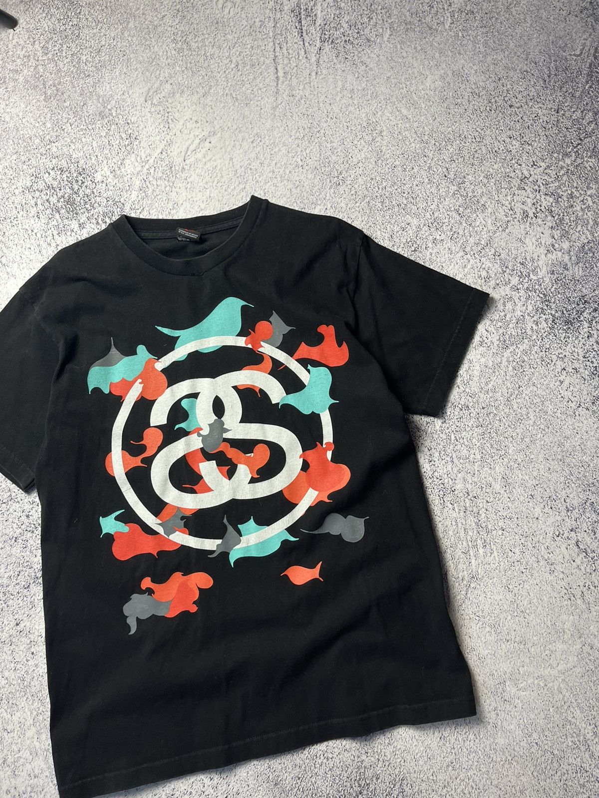 Stussy Mens Vintage Stussy T-shirt 90s big logo tee rare Size US M / EU 48-50 / 2 - 3 Thumbnail
