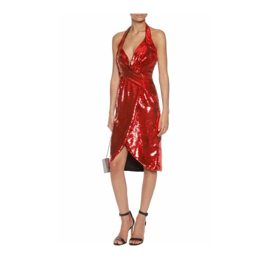 Moschino SPECIAL! AW15 MOSCHINO COUTURE JEREMY SCOTT Halterneck Dress Size L / US 10 / IT 46 - 4 Thumbnail