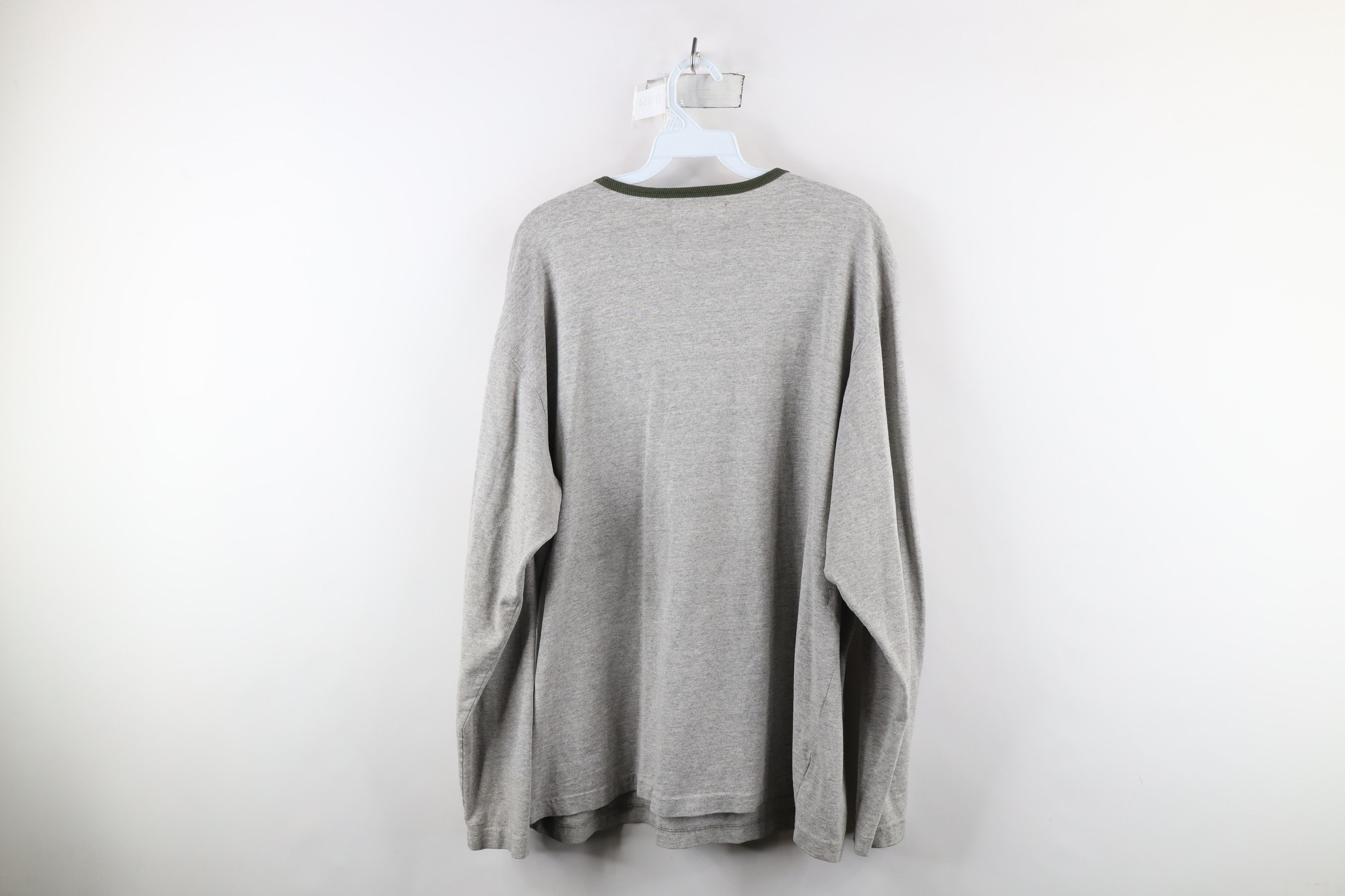 Abercrombie & Fitch × Vintage Vintage 90s Abercrombie & Fitch Long Sleeve Henley T-Shirt Size US XL / EU 56 / 4 - 11 Thumbnail