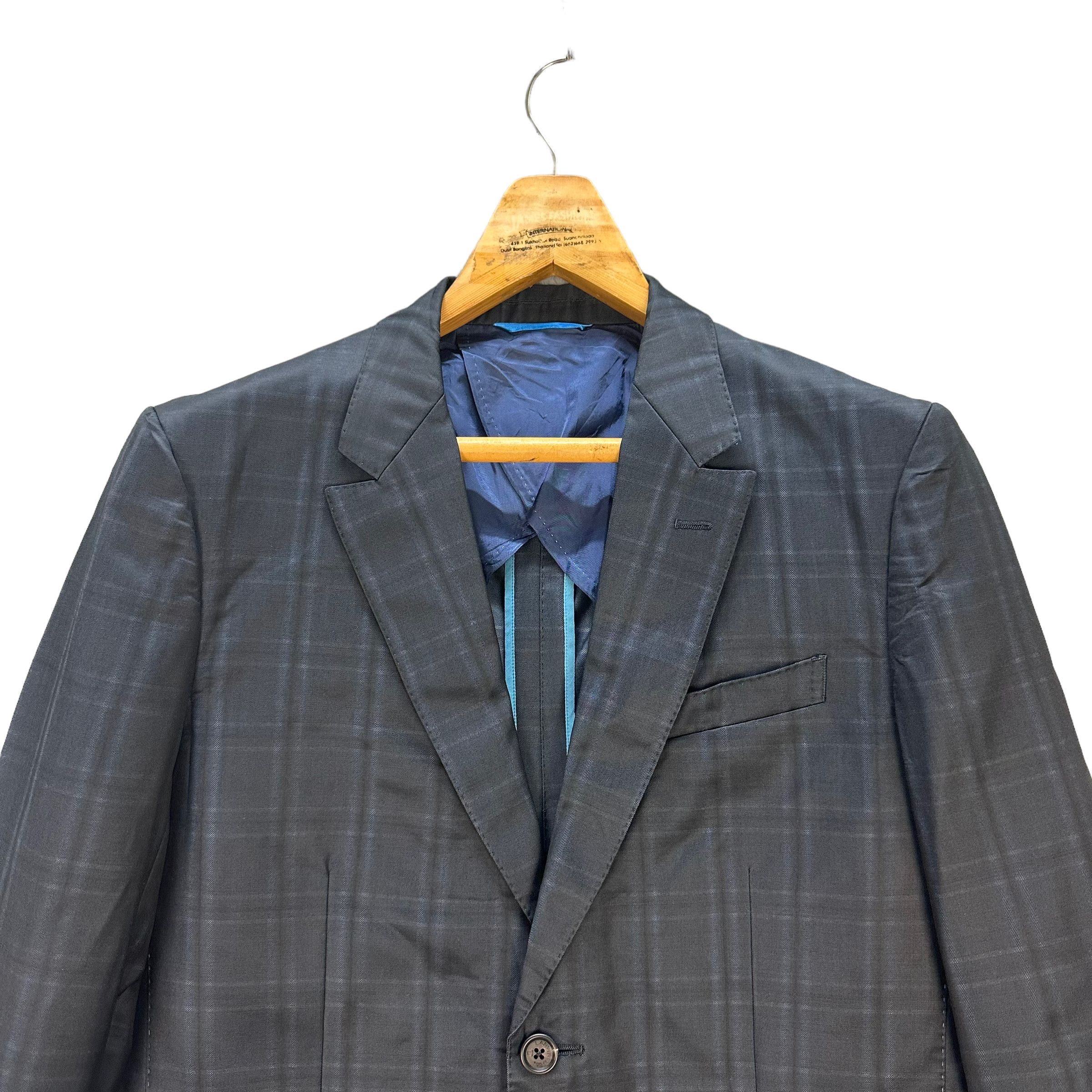 Lanvin LANVIN Checked Plaid Suit Jacket / Blazers #8527-013 Size 38R - 3 Thumbnail