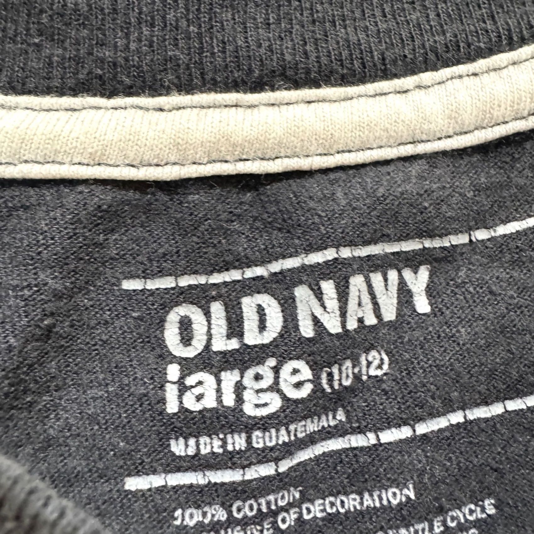 Vintage VTG Old Navy T-shirt Mens L Black Play Me At Your Own Risk Funny Word T Size US L / EU 52-54 / 3 - 3 Thumbnail