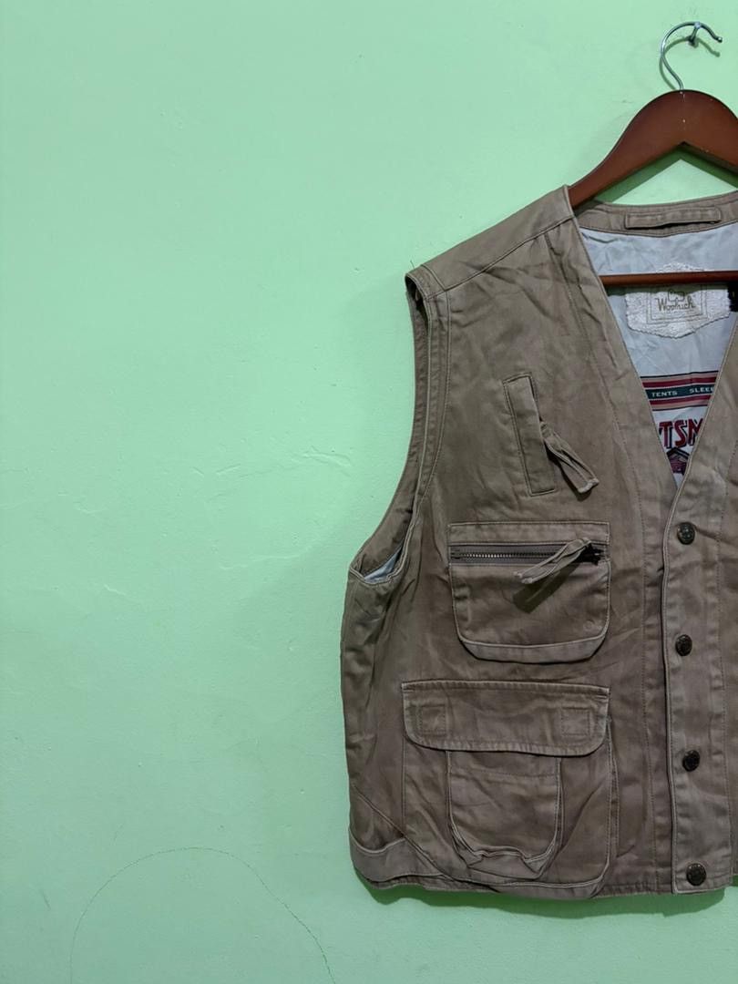 Woolrich Woolen Mills Vtg Woolrich Tactical Hunting Vest Multi Pocket Design Size US L / EU 52-54 / 3 - 2 Thumbnail