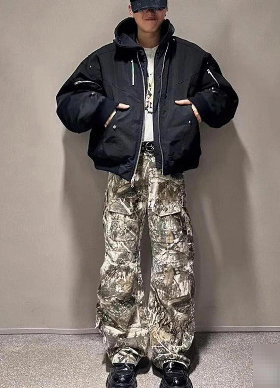 Vintage Camouflage Multi Pocket Cargo Pants Size US 30 / EU 46 - 4 Thumbnail