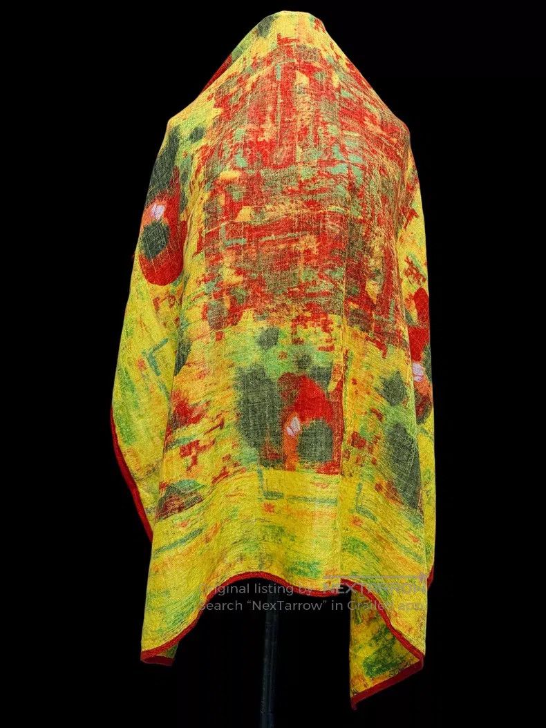 Kenzo Kenzo Scarf with vibrant tie-dye pattern| Size ONE SIZE - 2 Thumbnail
