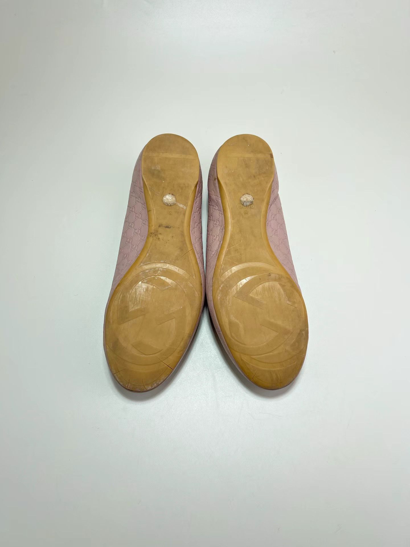Gucci GUCCI Pink GG Logo Flat Shoes Size US 7 / IT 37 - 6 Thumbnail