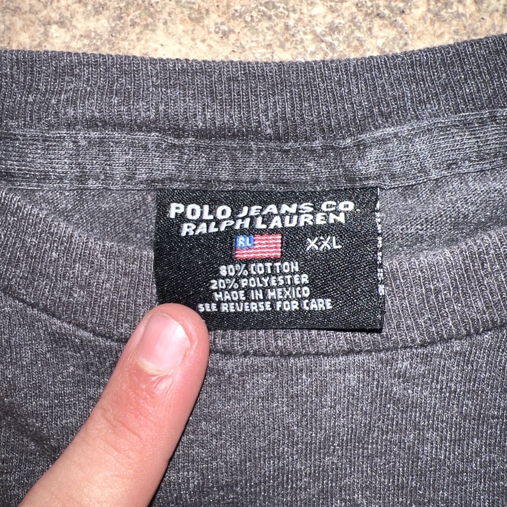Polo Ralph Lauren VINTAGE Polo Jeans Co Gray Longsleeve T-Shirt Mens 2XL Gray Polo Ralph Lauren Shirt Mens 2XL Size US XXL / EU 58 / 5 - 3 Thumbnail