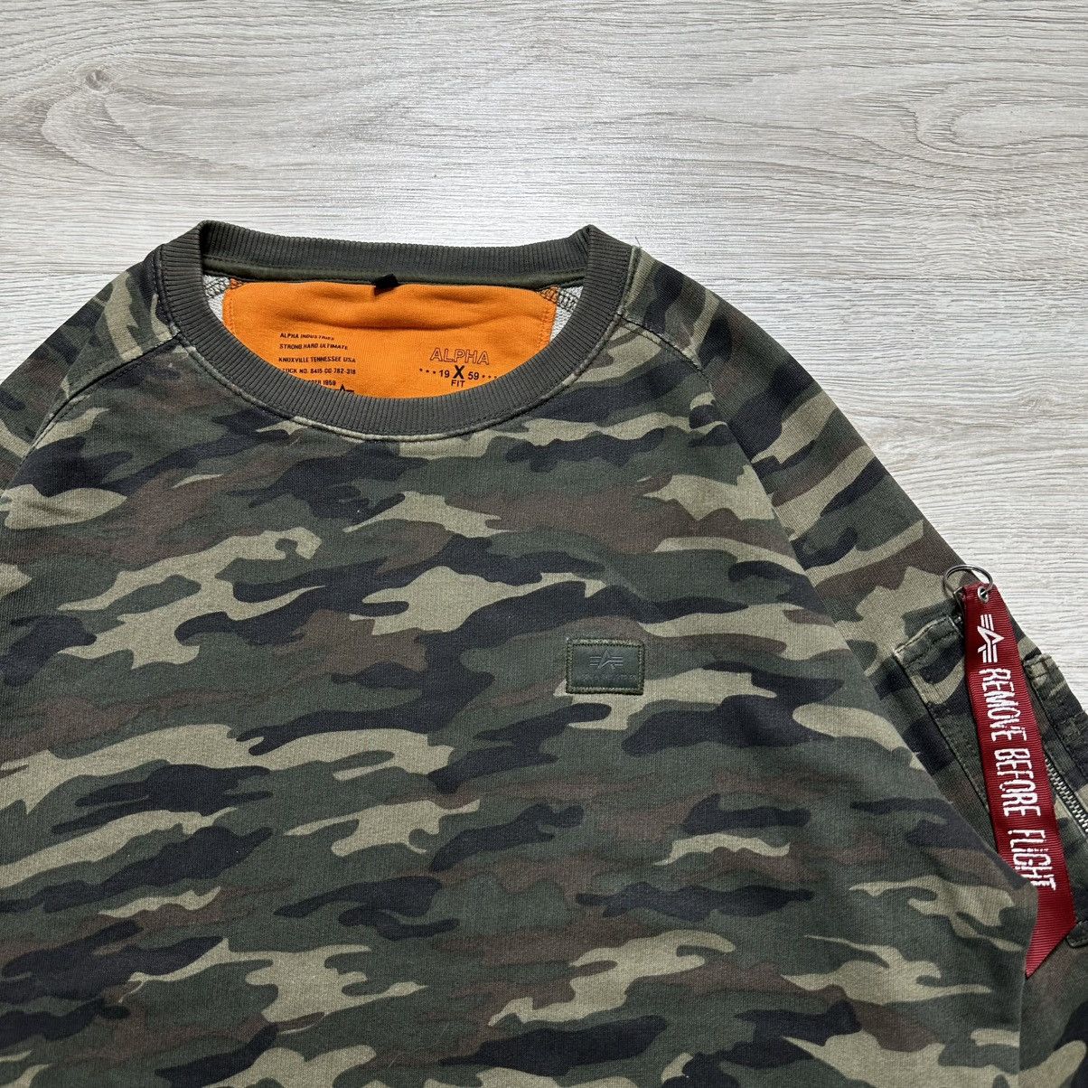 Alpha Industries Alpha Industries Camo sweatshirt - XL Size US XL / EU 56 / 4 - 3 Thumbnail