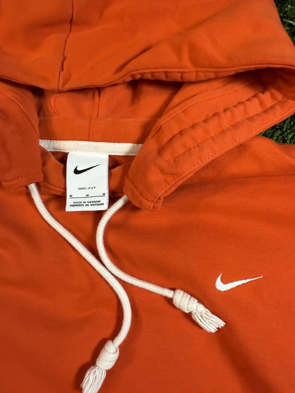 Nike Vintage Y2k Nike Essential Orange Fall Hoodie Sweatshirt Size US M / EU 48-50 / 2 - 2 Thumbnail