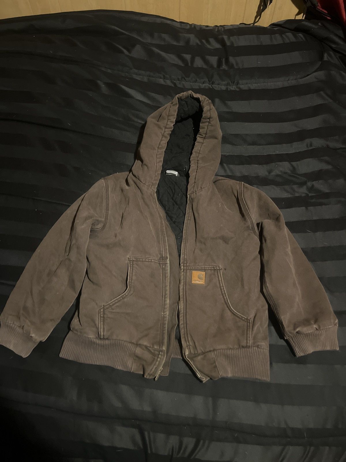 Carhartt Carhartt Youth Brown Work Jacket Size US XS / EU 42 / 0 - 2 Thumbnail