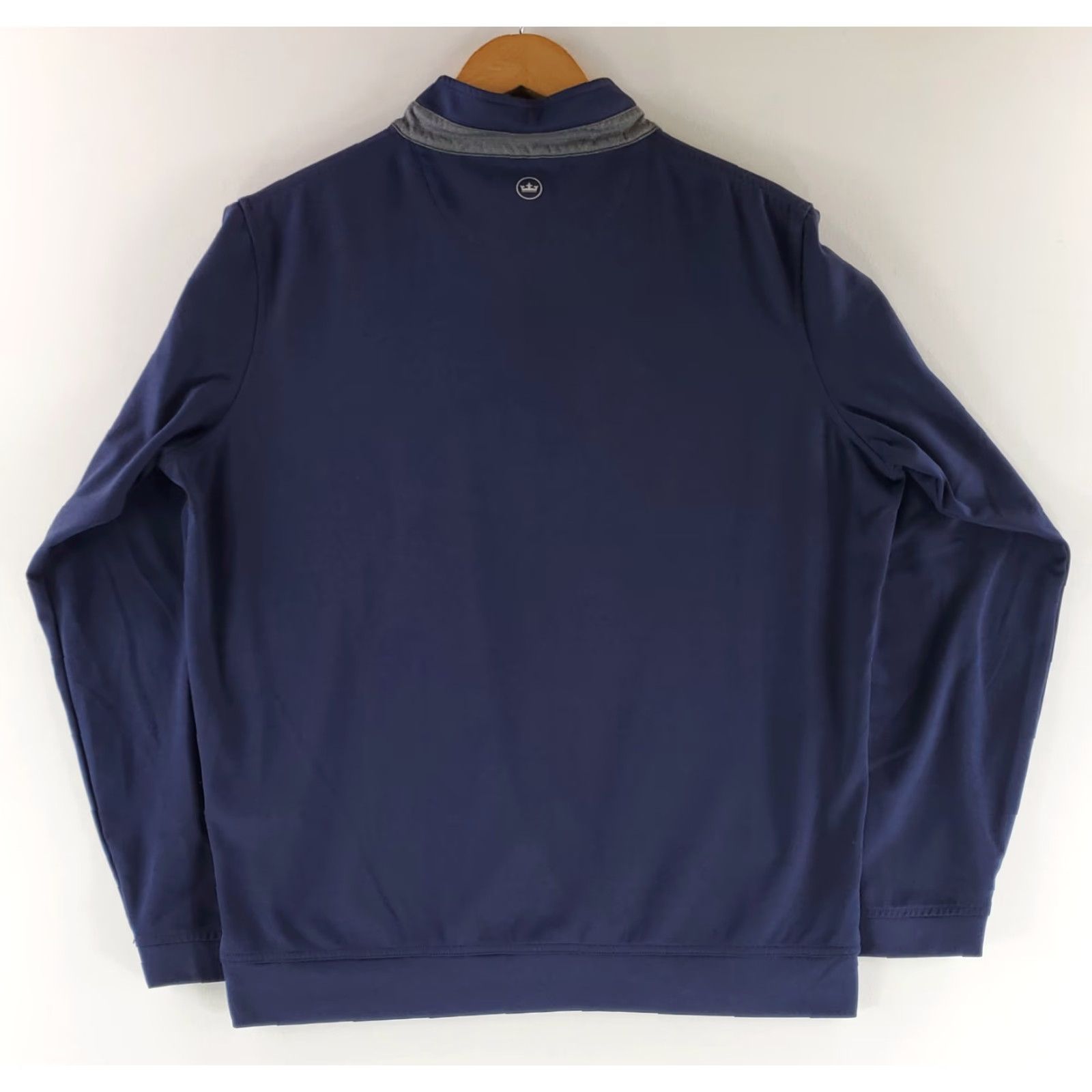 Peter Millar Peter Millar Forge Performance 1/4 Zip Pullover Shirt Golf Blue Mens L Size US L / EU 52-54 / 3 - 7 Thumbnail