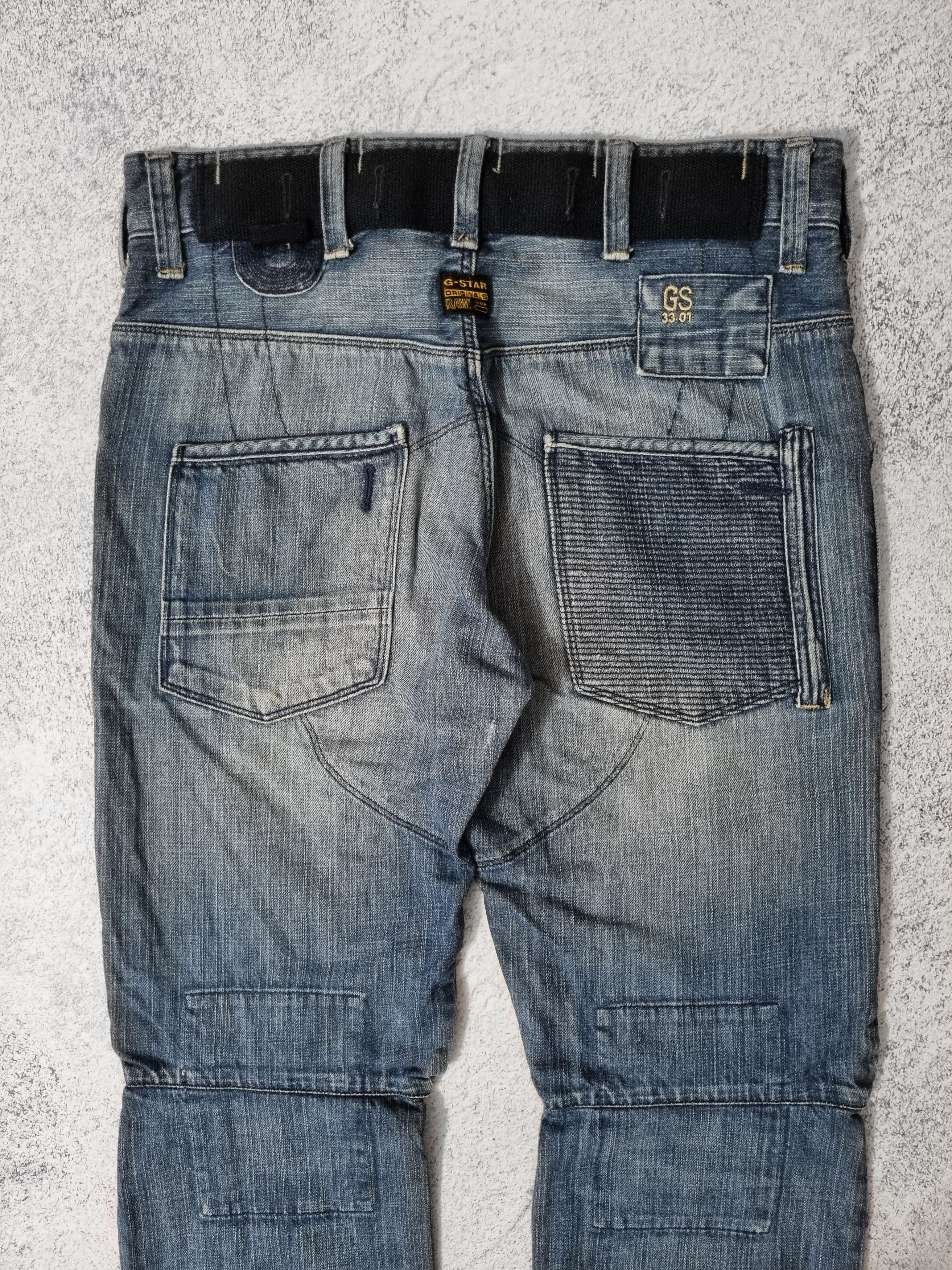Diesel × G-Star Vintage G-Star Raw Double Knee Jeans Size US 32 / EU 48 - 10 Thumbnail