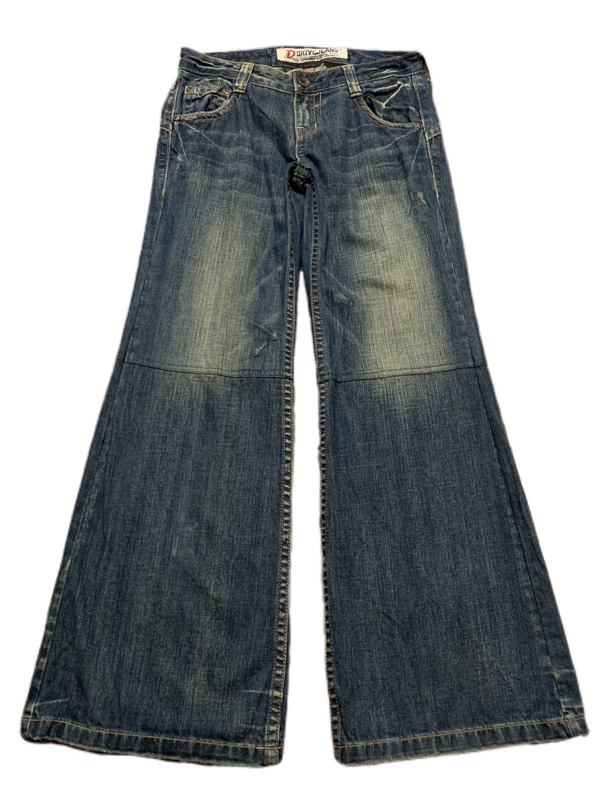 SUPER FLARE low rise drive jeans