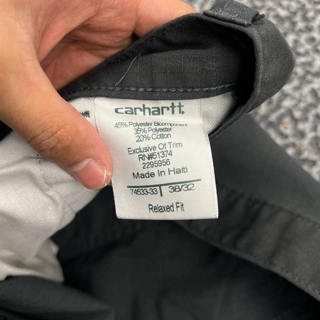 Carhartt Carhartt Relaxed Fit Ripstop Work Pants 38x32 74533-33 Size US 38 / EU 54 - 4 Thumbnail
