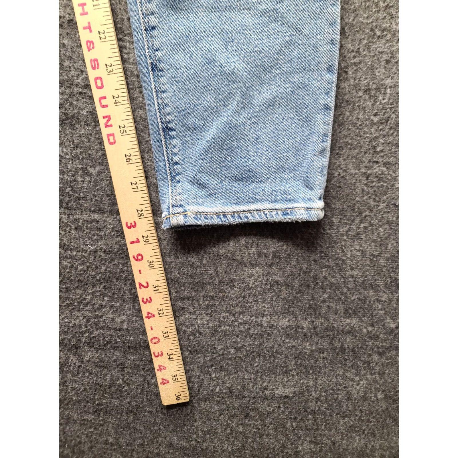 American Eagle Outfitters VINTAGE American Eagle Outfitters Jeans Womens 4 Long Curvy Mom High Rise Distressed 90s Grunge Black Denim 5-Pocket Mens Womens Girls Boys Size 27" / US 4 / IT 40 - 7 Thumbnail