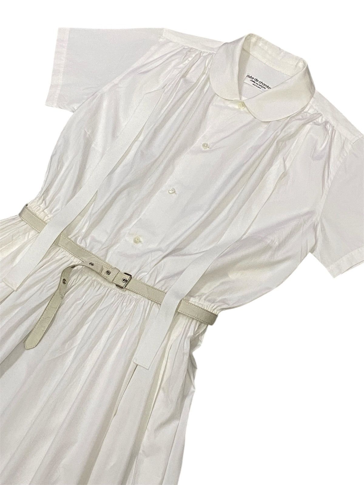 Comme des Garcons Comme Des Garçons AD2001 Cotton Poplin Midi Dress Size M / US 6-8 / IT 42-44 - 5 Thumbnail