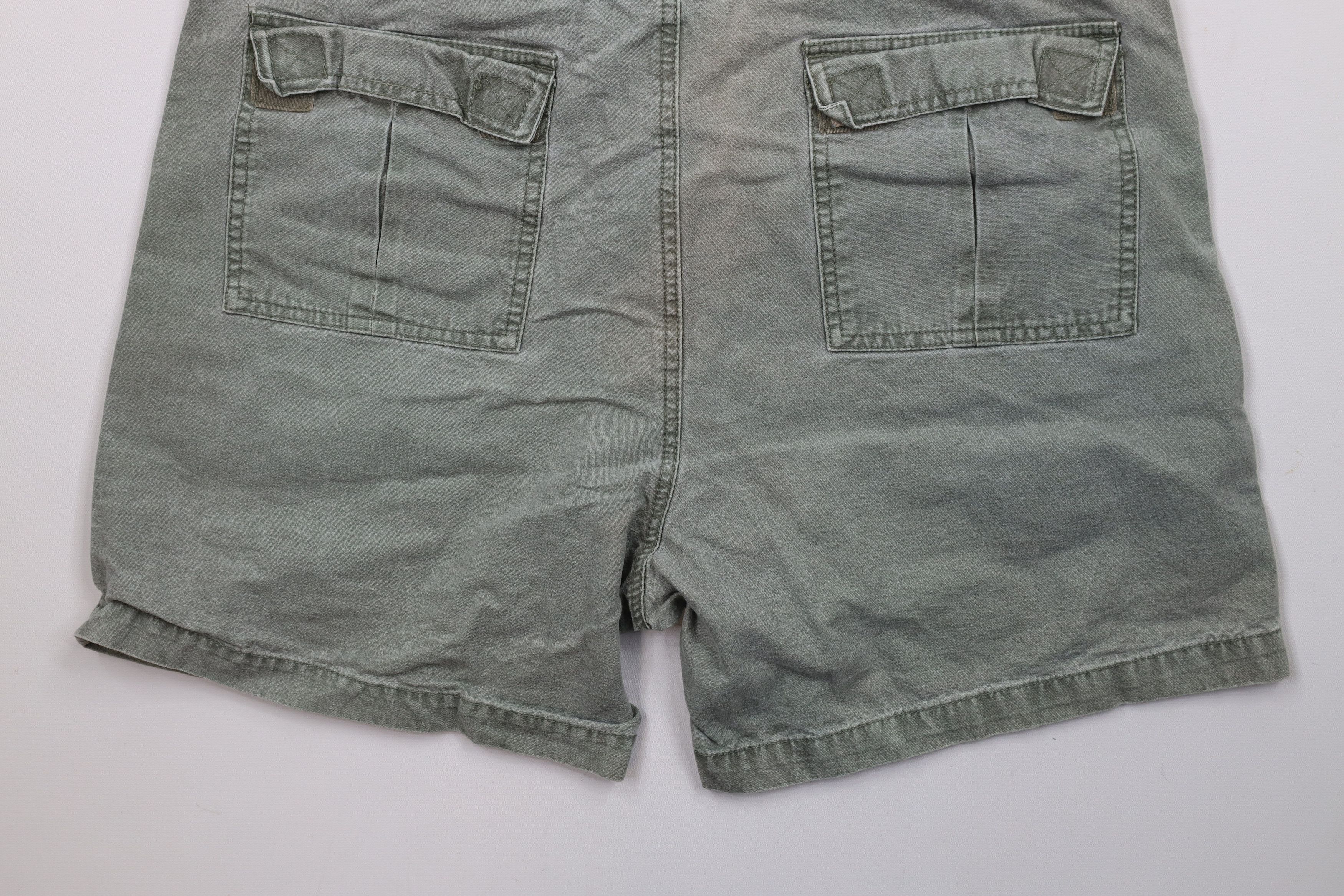 Vintage Vintage 90s Streetwear Above Knee Front Pocket Cargo Shorts Size US 36 / EU 52 - 9 Thumbnail