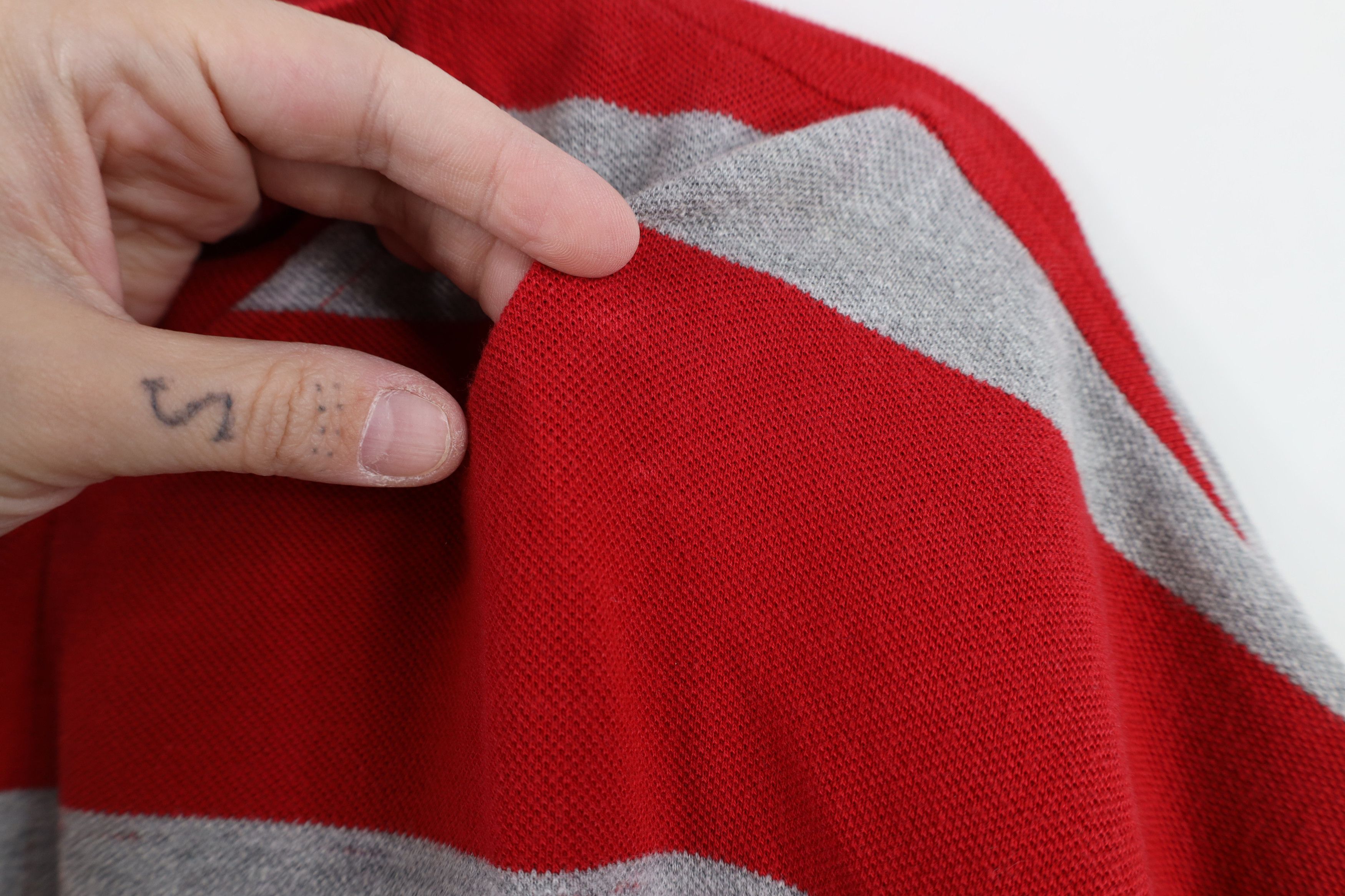 Vintage Vintage 90s Ohio State University Striped Rugby Polo Shirt Size US XL / EU 56 / 4 - 10 Thumbnail