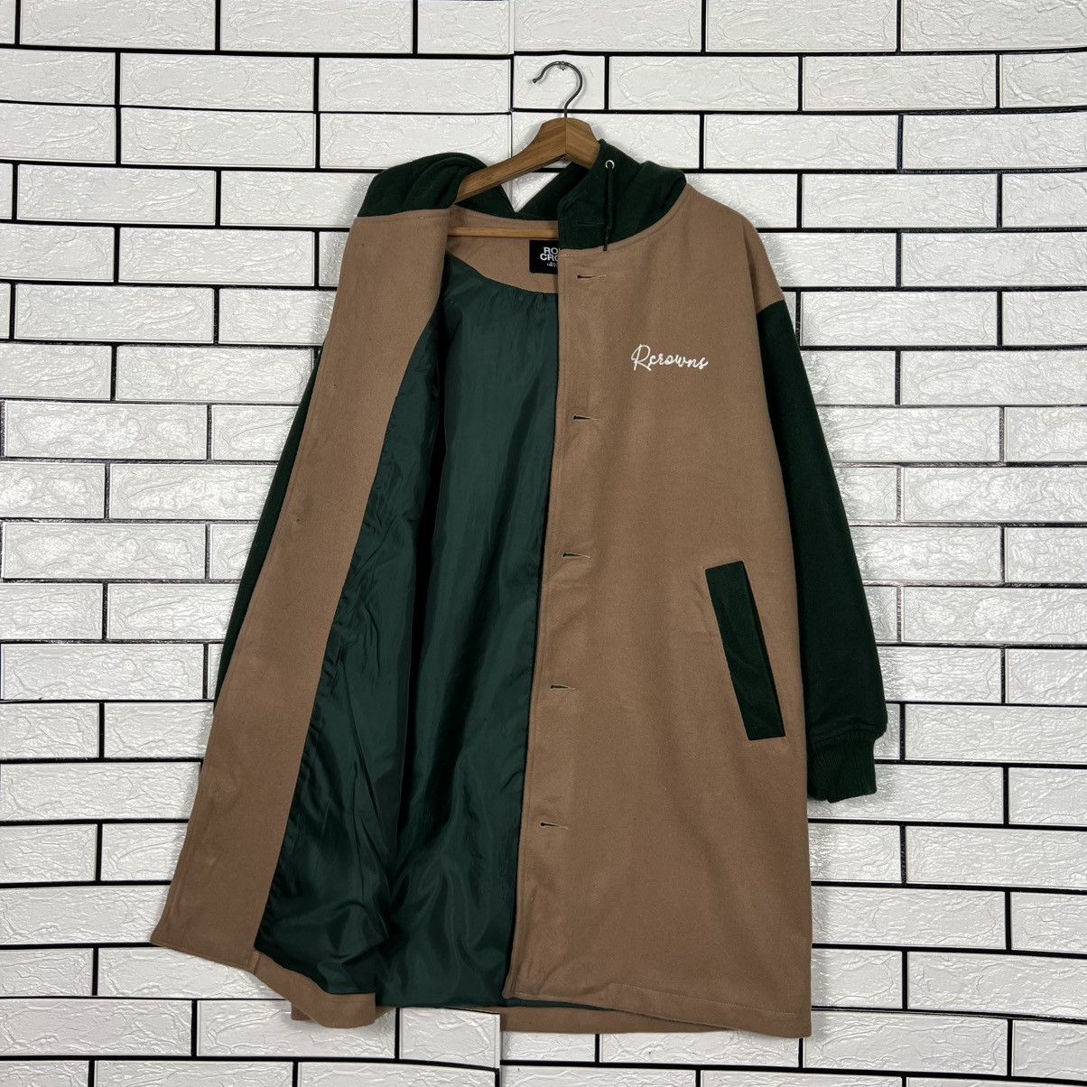 Japanese Brand RODEO CROWNS Big Logo Hooded Long Coat #4142-C189 Size US L / EU 52-54 / 3 - 11 Thumbnail