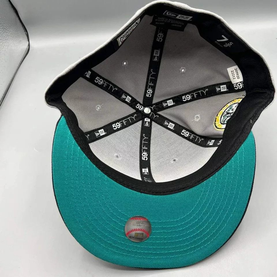 New Era Seattle Mariners Hat Men 7 5/8 59Fifty New Era MLB Fitted Size ONE SIZE - 6 Thumbnail