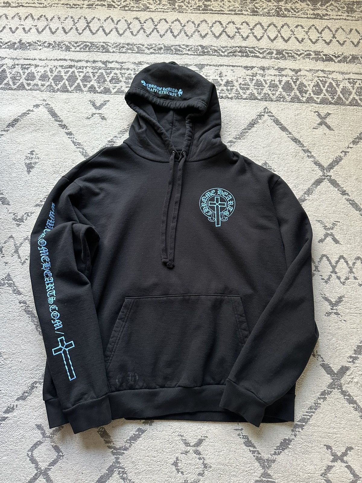 Chrome Hearts Chrome Hearts Mapplethorpe Hoodie Blue/Black - XL 