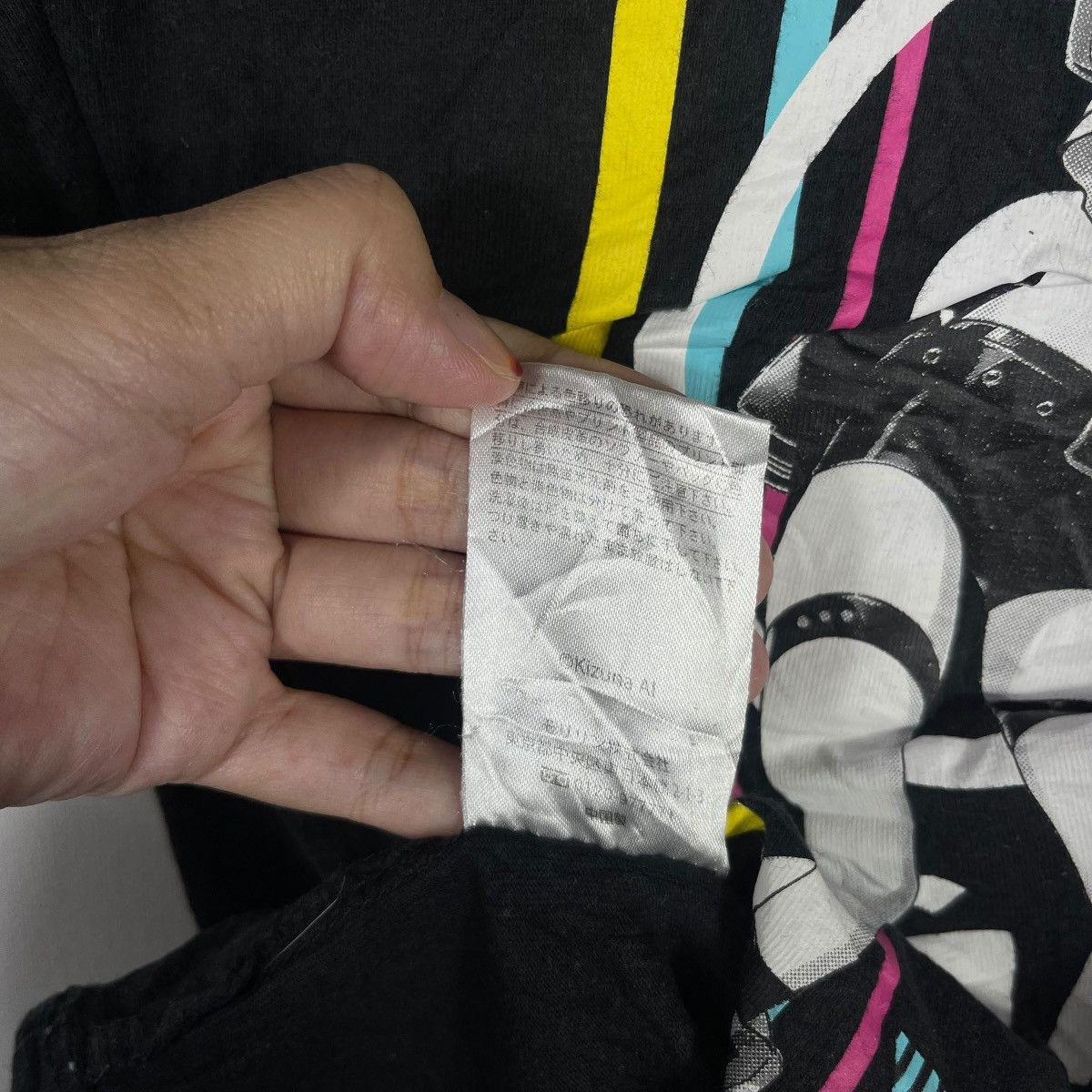 Anime A.I.GAMES Anime Girl Graphic T-Shirt | Japanese Streetwear Size L / US 10 / IT 46 - 8 Thumbnail