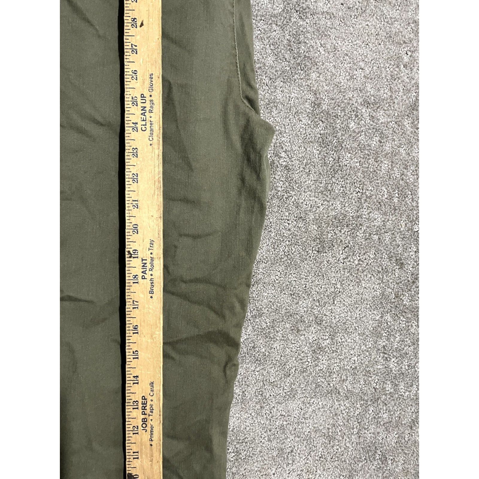 Sanctuary SOCIAL STANDARD Sanctuary Womens Scout Poplin Army Pant 10 Olive Green Crop Pants Casual Womens Size 32" / US 10 / IT 46 - 6 Thumbnail