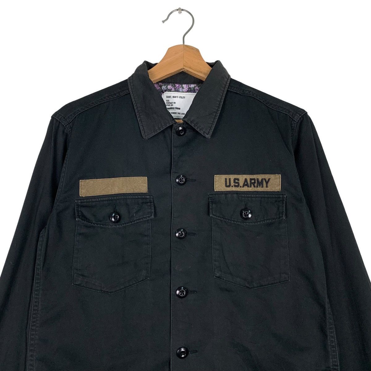Other MONKEY TIME US ARMY MAN'S UTILITY BUTTON UP SHIRT #0392-C18 Size US M / EU 48-50 / 2 - 2 Thumbnail