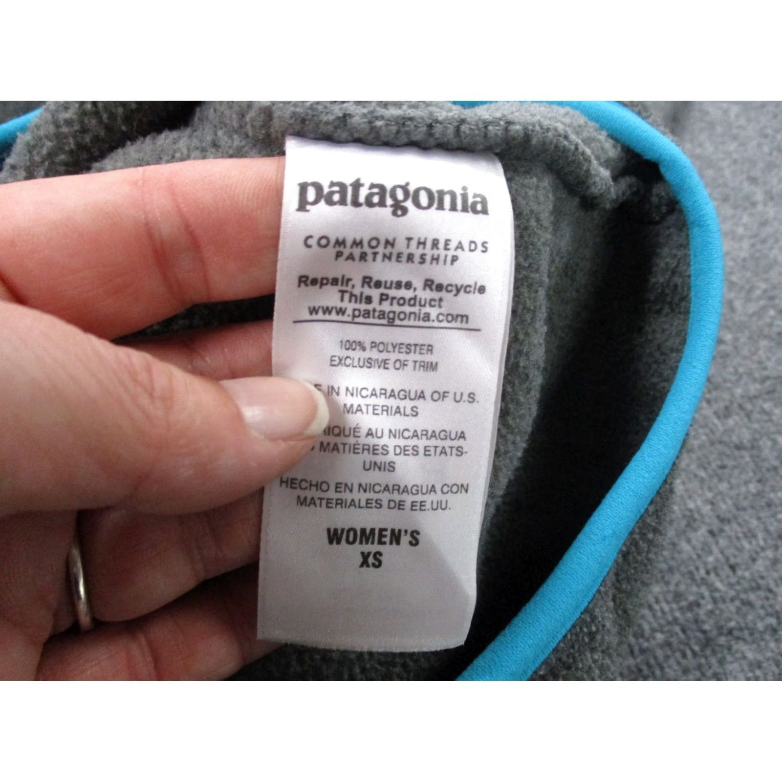 Patagonia Patagonia Jacket Women XS Gray Snap T Fleece Sweater Outdoor Camping Synchilla Size XS / US 0-2 / IT 36-38 - 7 Thumbnail