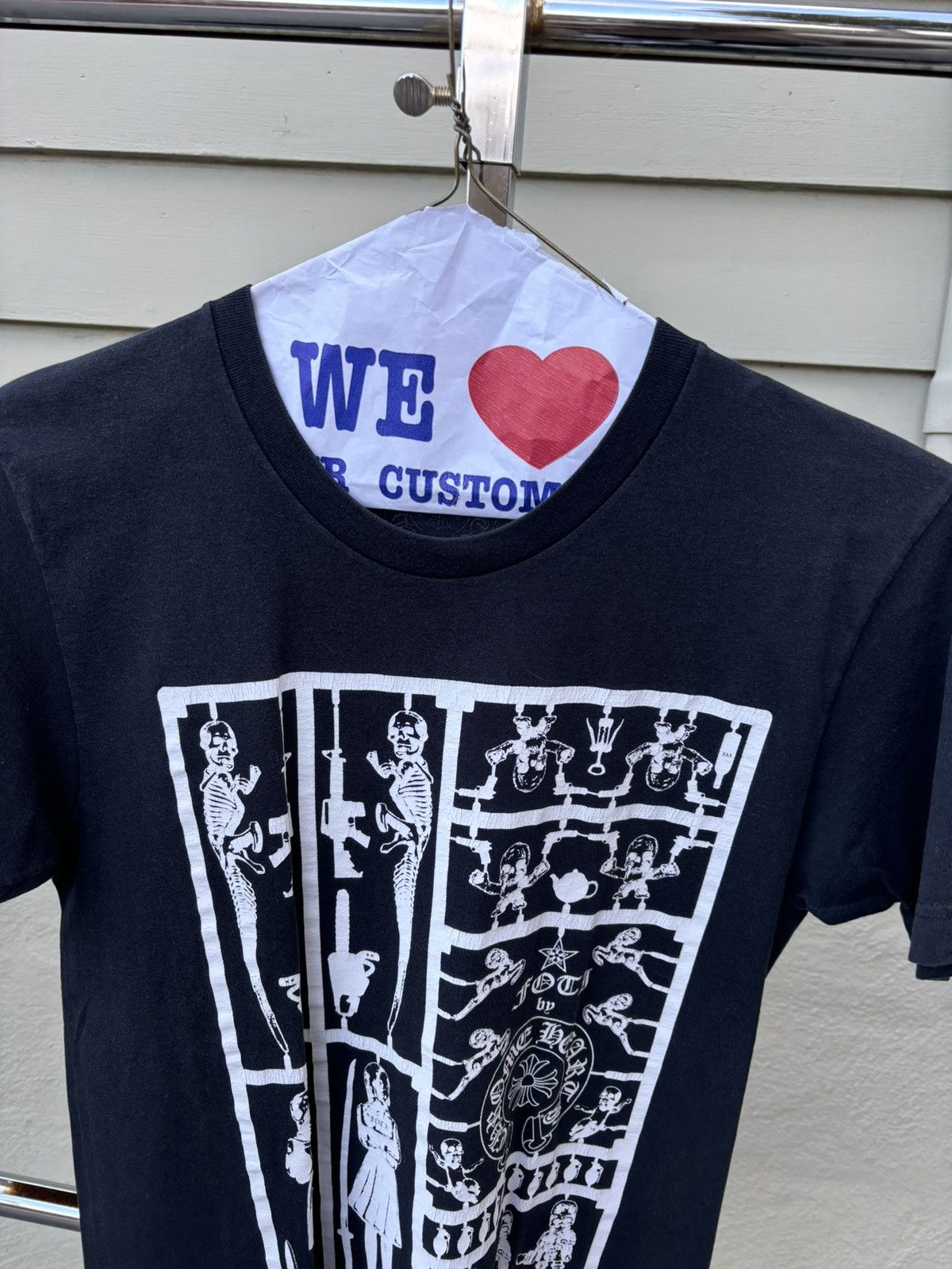 Chrome Hearts Chrome hearts x foti tee Size US M / EU 48-50 / 2 - 2 Thumbnail