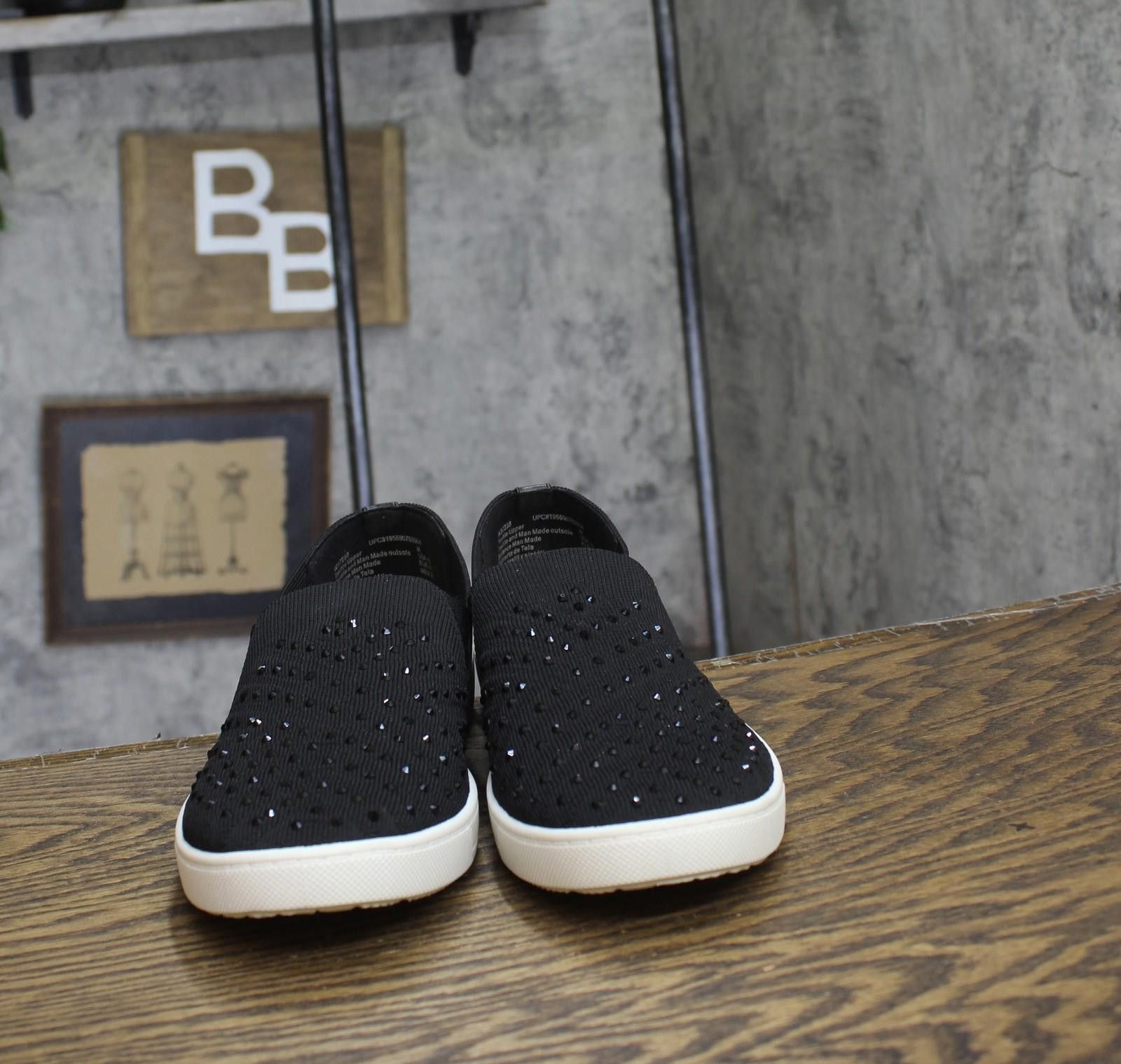 White Mountaineering White Mountain Slip-on Stretch Bling Sneaker Black 10m Size US 10 / IT 40 - 3 Thumbnail