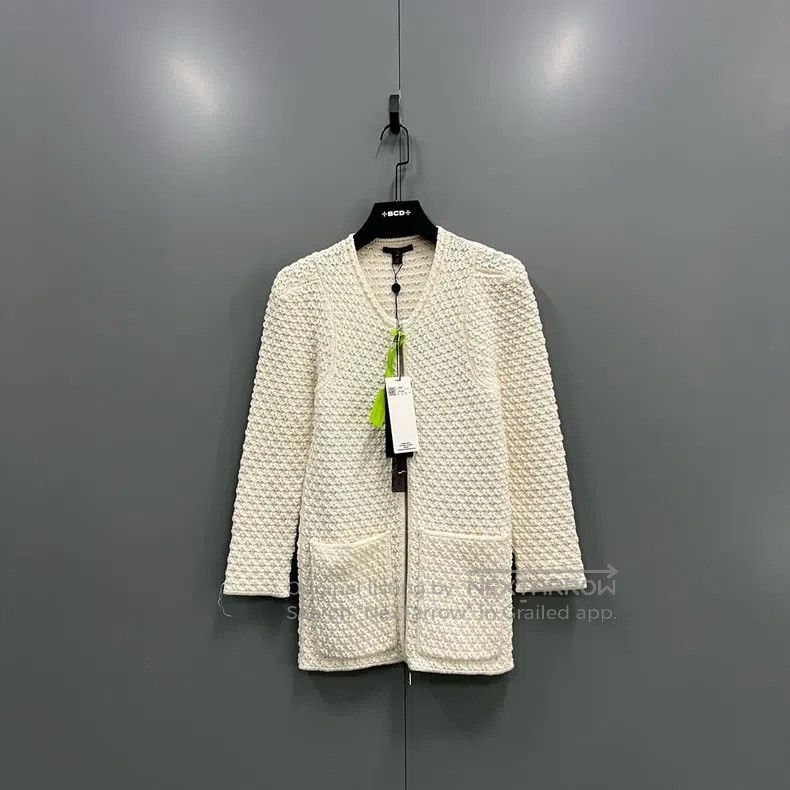 Louis Vuitton Louis Vuitton Beige knit jacket Size M / US 6-8 / IT 42-44 - 1 Thumbnail