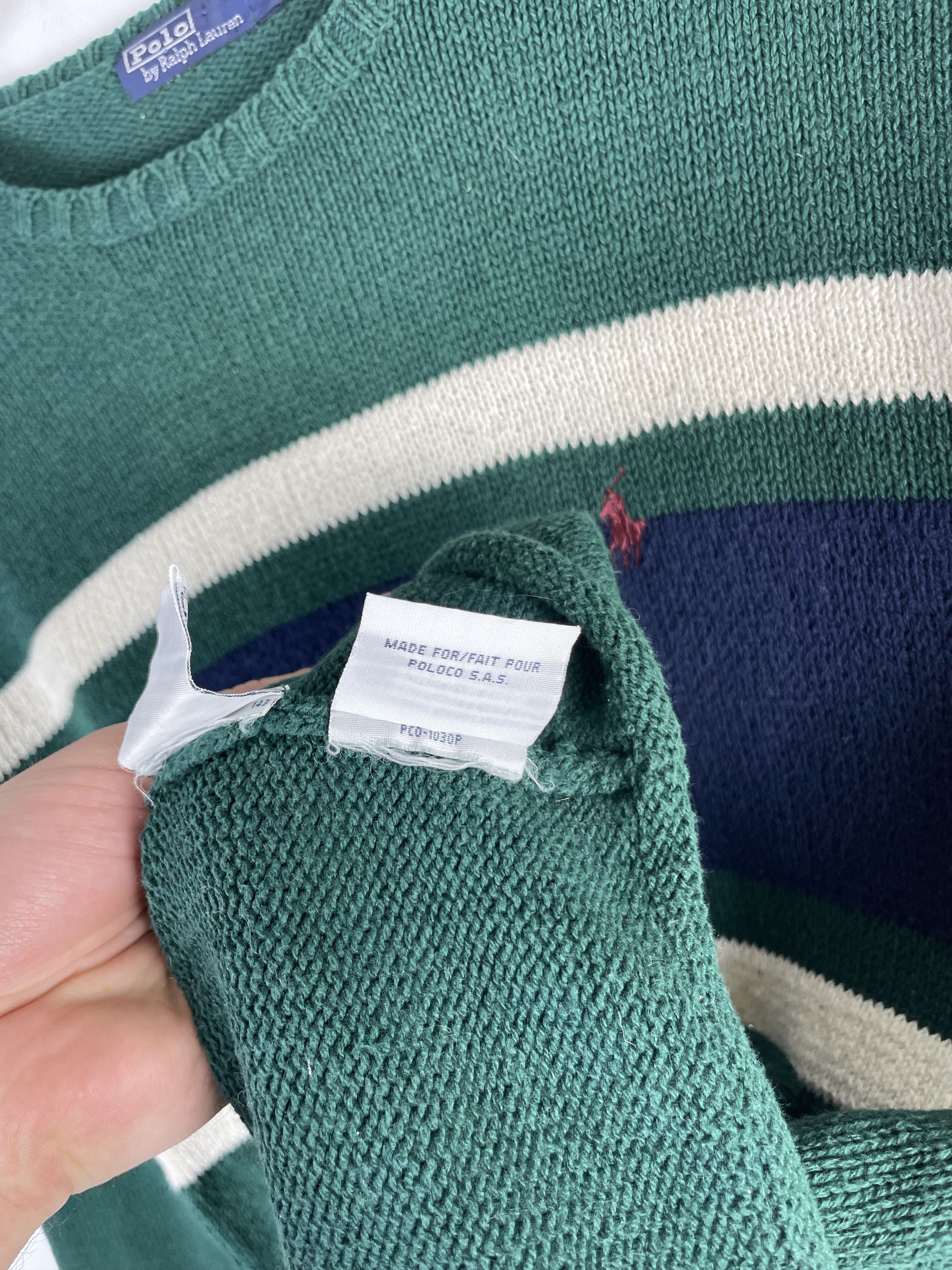 Polo Ralph Lauren × Vintage Vintage Polo Ralph Lauren Knit Sweater Size US L / EU 52-54 / 3 - 7 Thumbnail