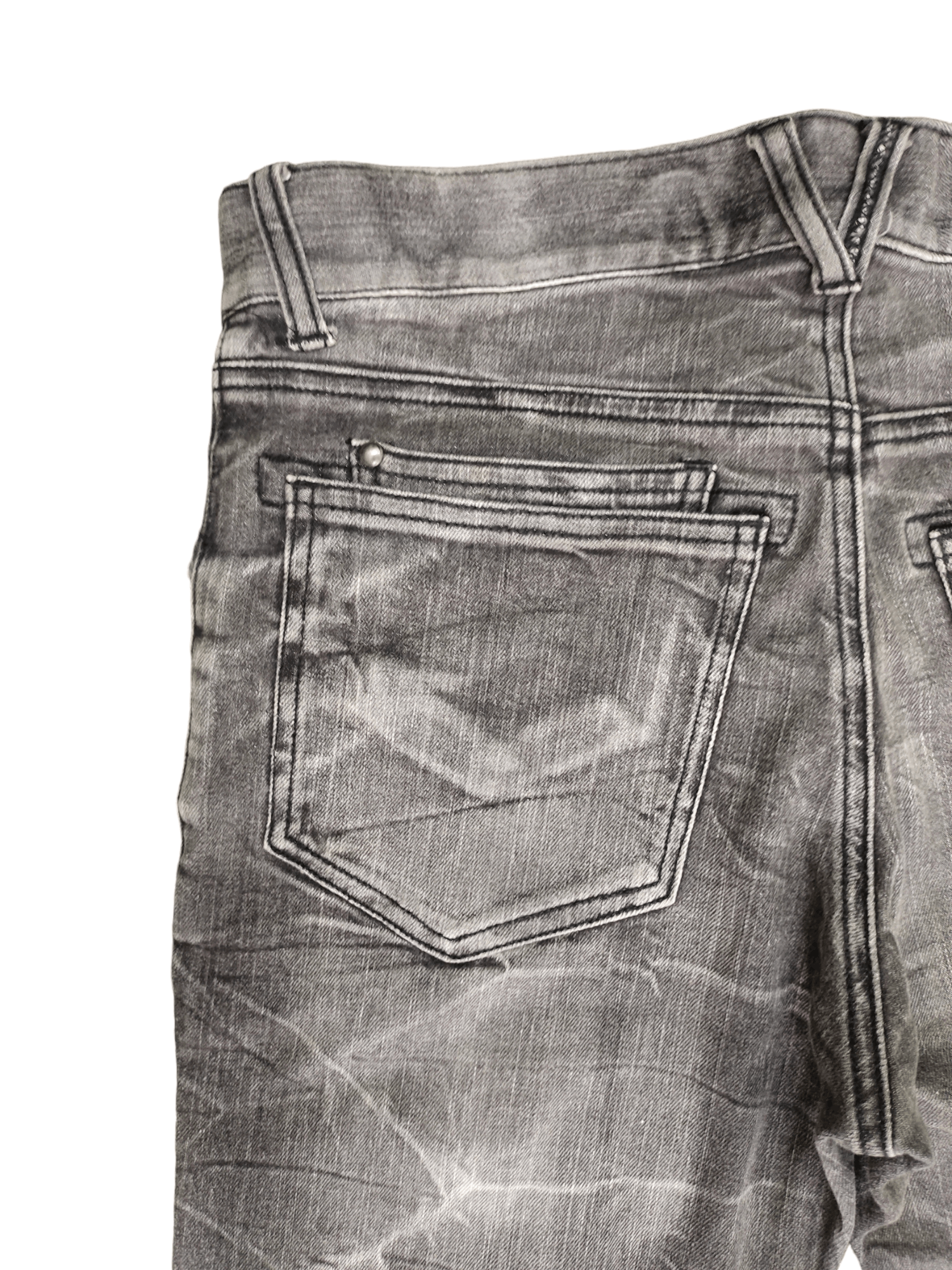 semanticdesign Semantic Design Japan Clawmark Curved Skinny Denim Pants Size US 30 / EU 46 - 13 Thumbnail