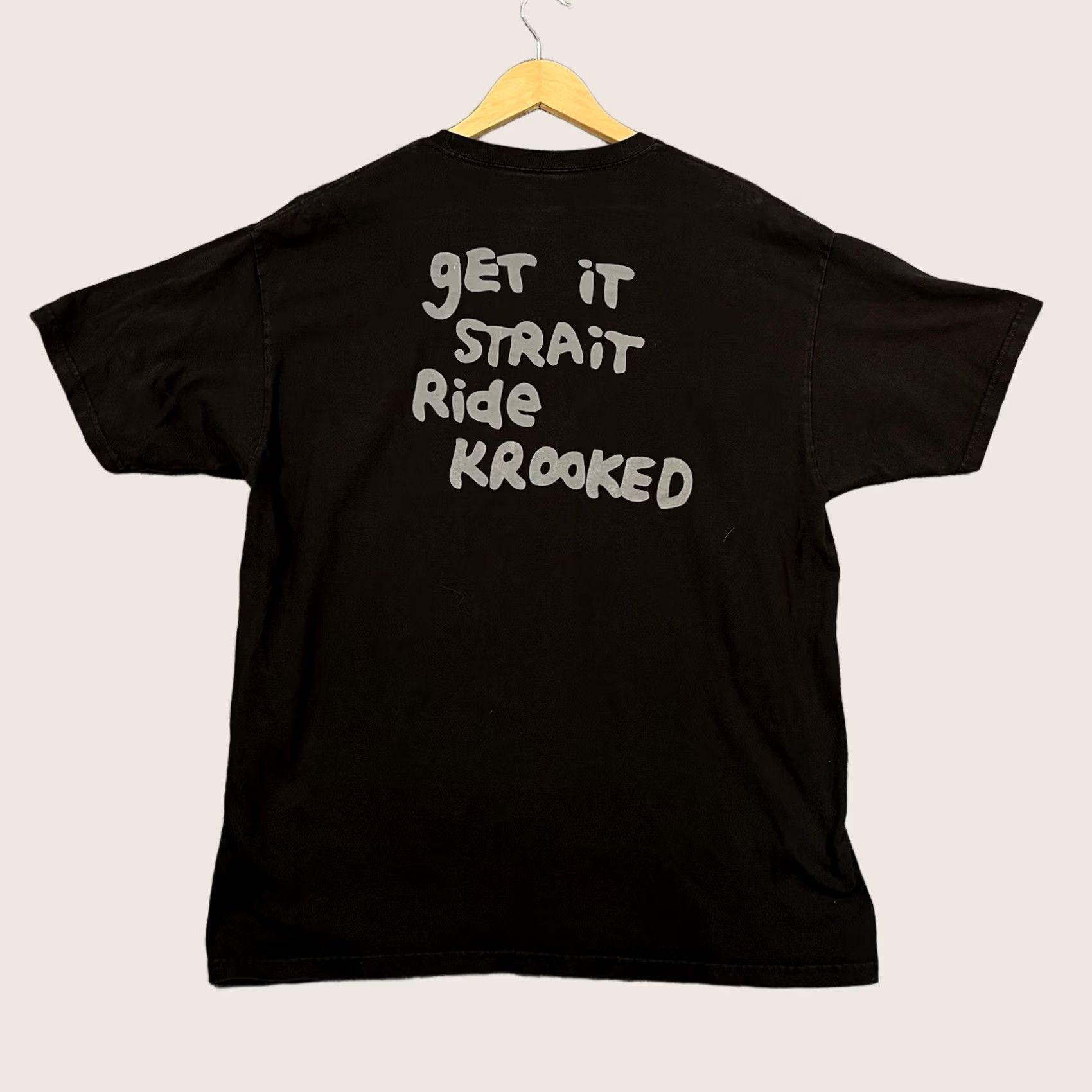 Vintage Krooked Skate Shirt XL Black Graphic Skateboard Gonz Vintage Size US XL / EU 56 / 4 - 1 Thumbnail