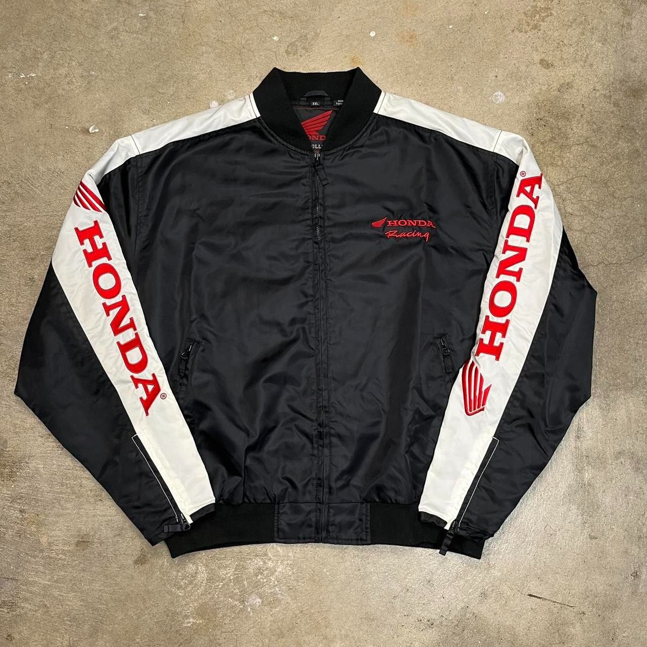 image of Honda Racing Riders Collection Jacket Black Embroidered , Men's (Size 2XL)