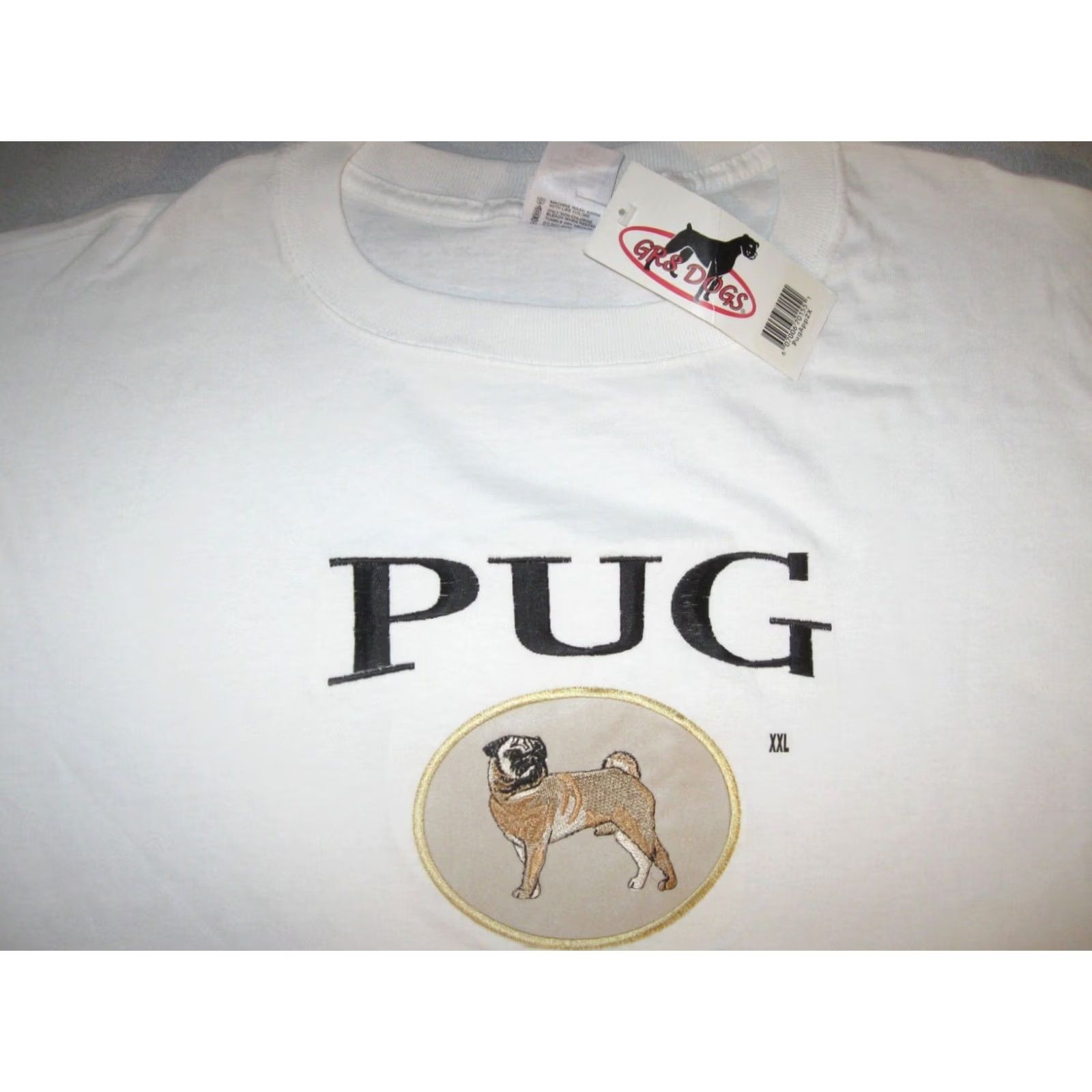 Gildan PUG DOG Shirt Adult 2XL NEW Sewn Crewneck T Lover GR8 Dogs CUTE PETS Men's Size US XXL / EU 58 / 5 - 3 Thumbnail