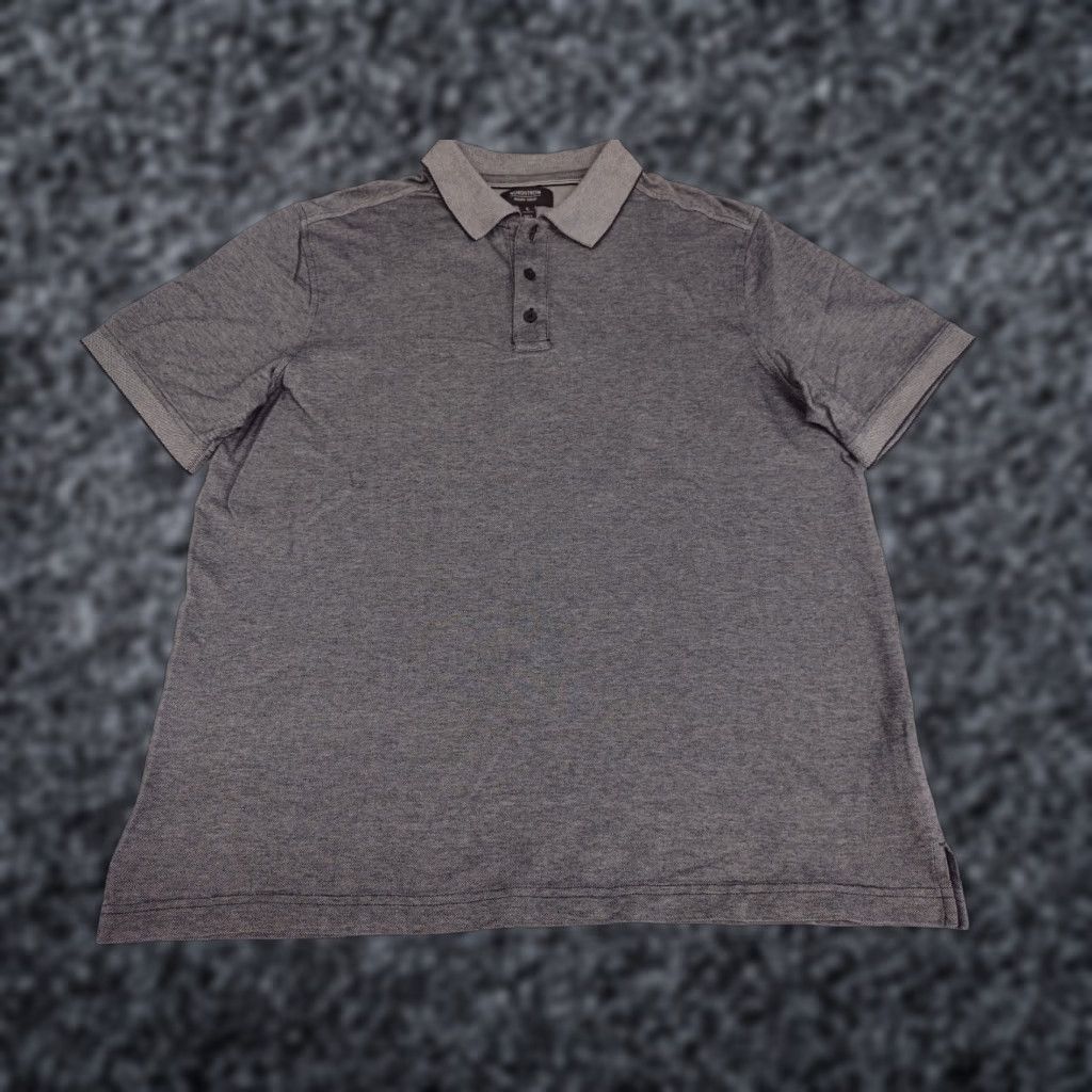 Nordstrom Nordstrom Men's Shop Classics Dark Gray Short Sleeve Polo Shirt Size L #1737 Golf Activewear Casual Workwear Men Regular Short Sleeve Polo NWOT Size US L / EU 52-54 / 3 - 1 Thumbnail