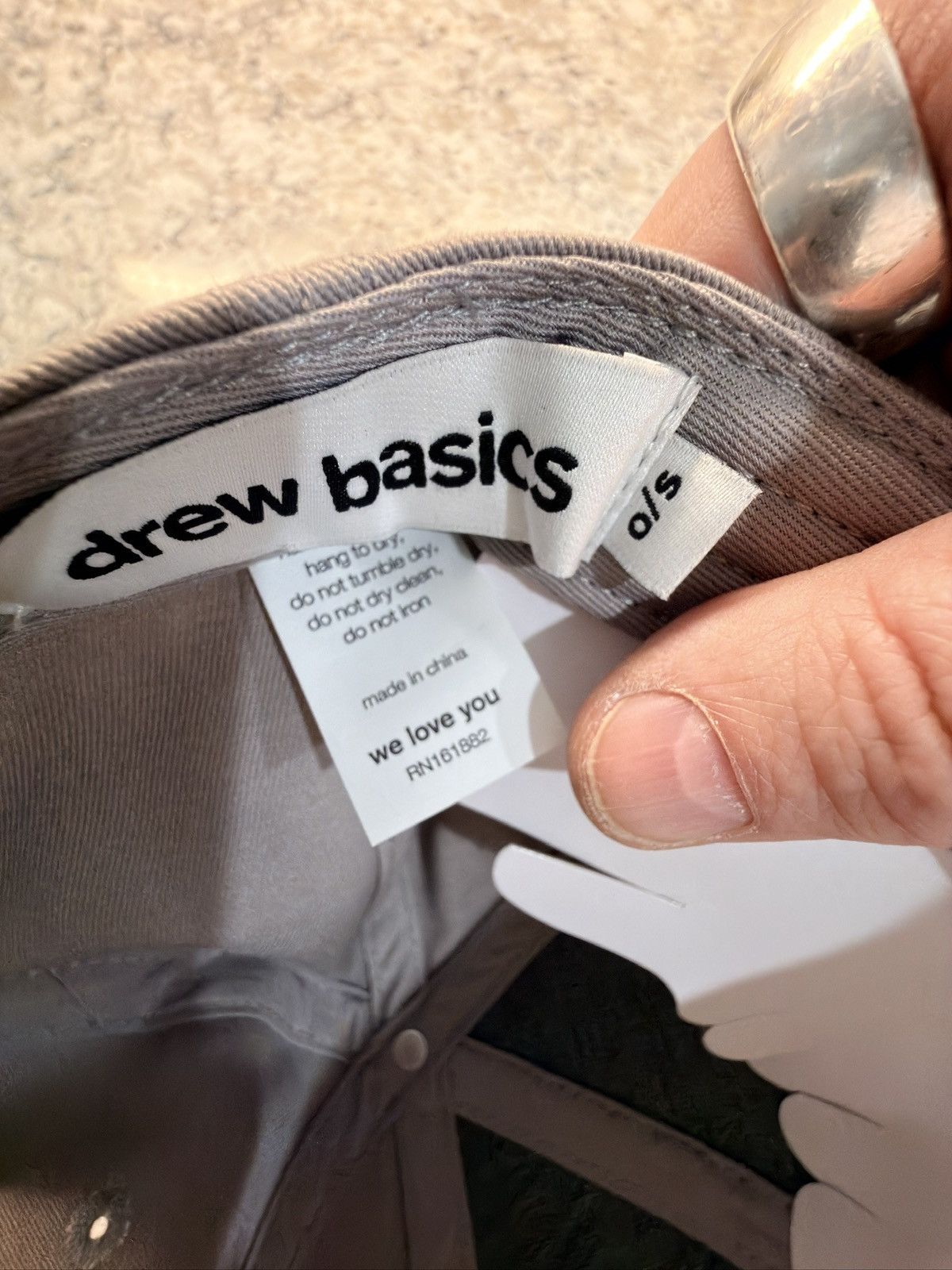 Drew House Drew basics lunar snap back Size ONE SIZE - 5 Thumbnail