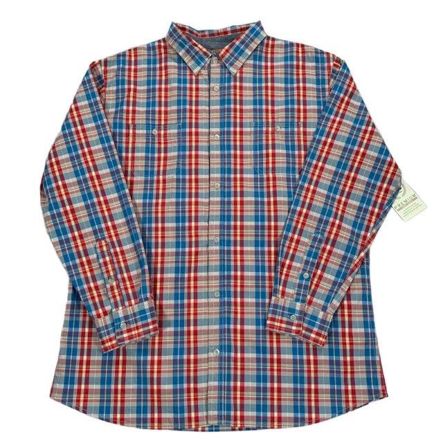 Lee Lee Premium Mens Multi Plaid Long Sleeve Button Up Shirt Size US XL / EU 56 / 4 - 1 Thumbnail