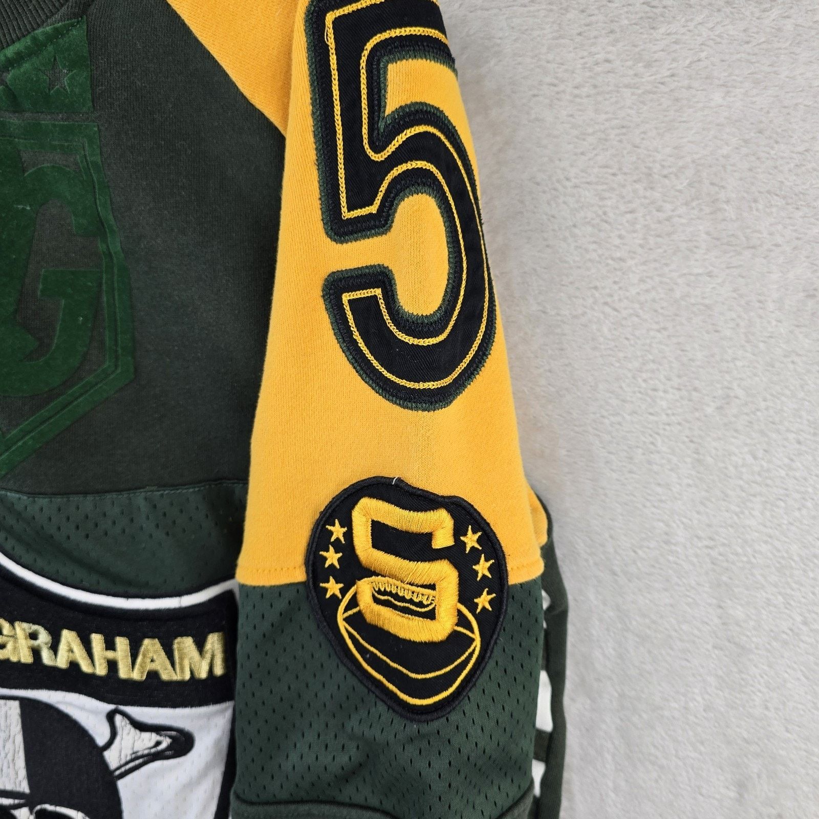 Other Smith & Graham Jersey Sweater Mens Large Green Yellow Skull Size US L / EU 52-54 / 3 - 6 Thumbnail