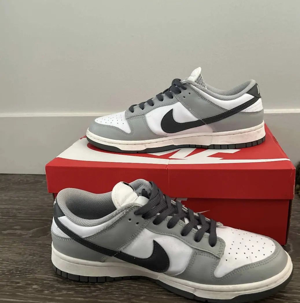 Nike Nike Dunk Low Light Smoke Grey Size US 12 / IT 42 - 3 Thumbnail