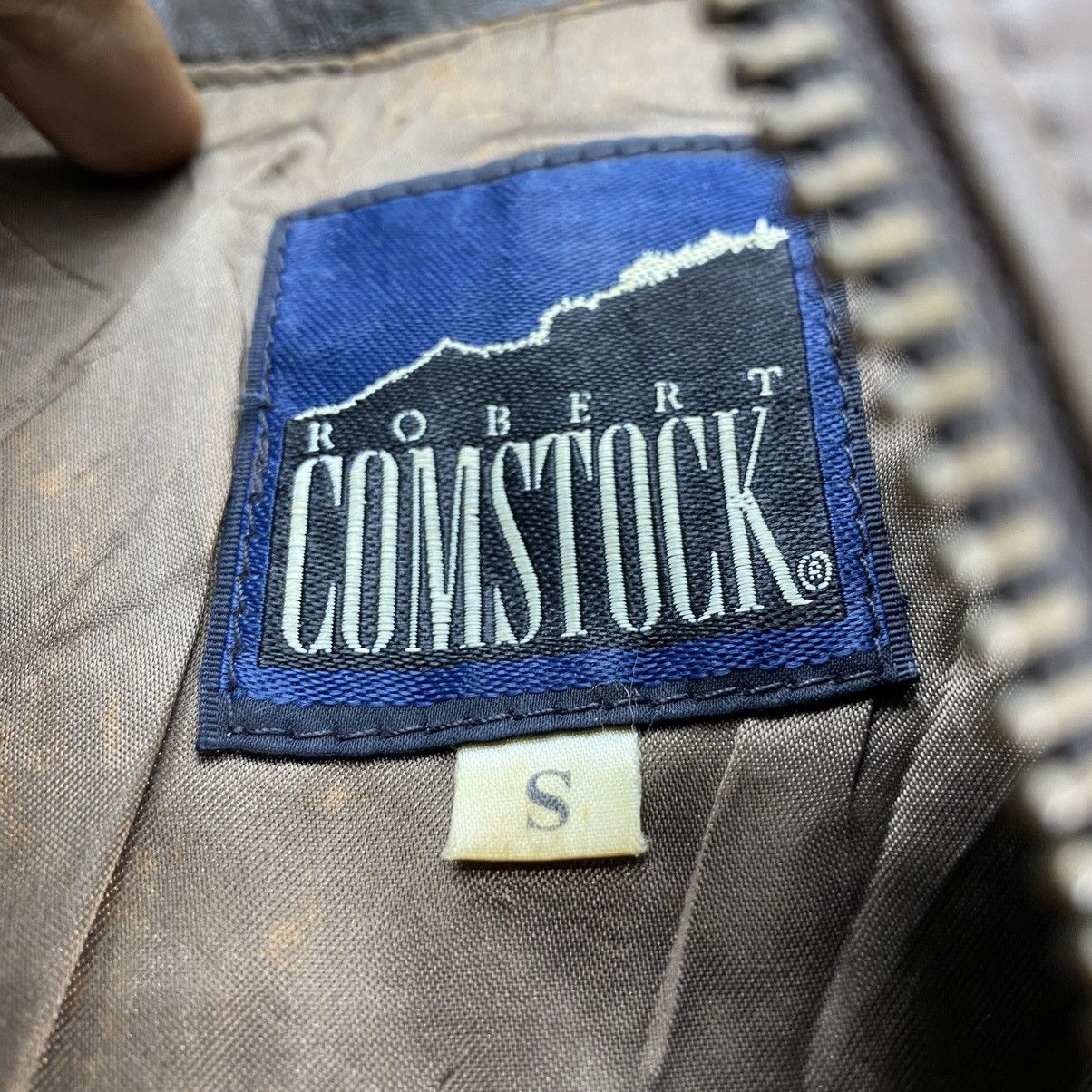 Japanese Brand 🫶 vintage Robert Comstock leather Bomber jacket Size US M / EU 48-50 / 2 - 11 Thumbnail