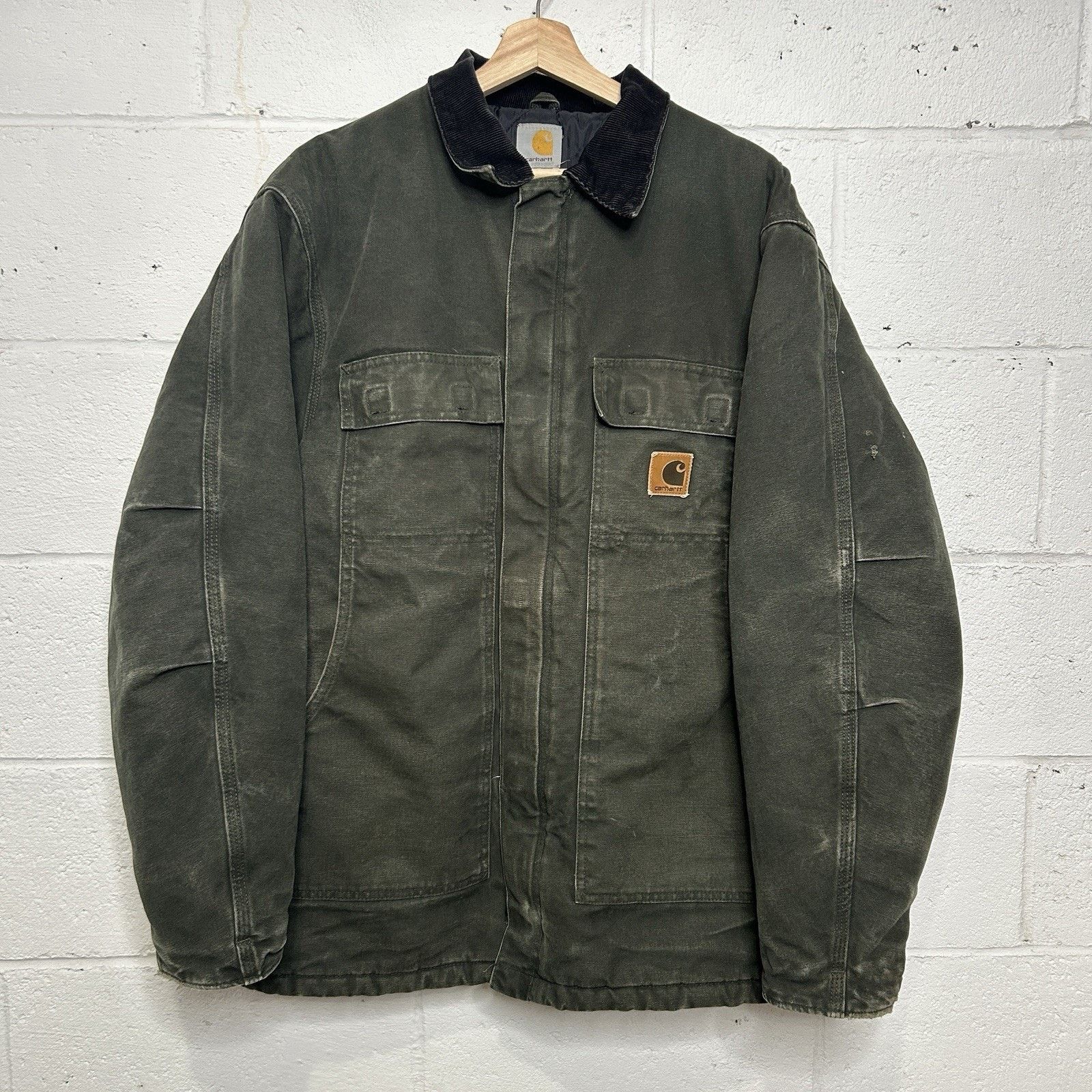 Carhartt Vintage Carhartt Quilted Artic Jacket “Moss Green” C26 MOS Size US L / EU 52-54 / 3 - 1 Thumbnail