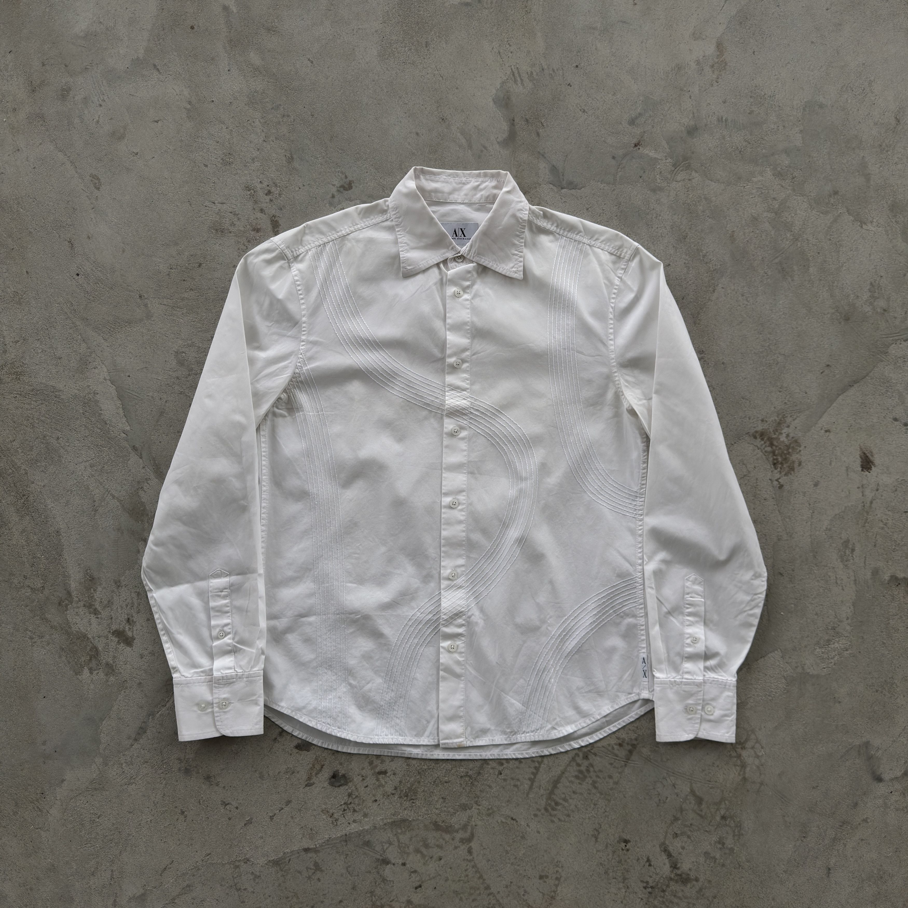Armani Exchange Vintage 90s Armani Exchange Button Ups Shirt Y2K Size US M / EU 48-50 / 2 - 1 Thumbnail