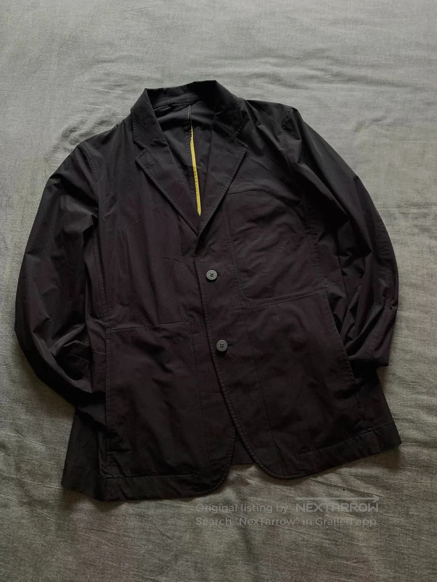 Issey Miyake ISSEY MIYAKE MEN Composite Fiber Blazer. Size US M / EU 48-50 / 2 - 1 Thumbnail