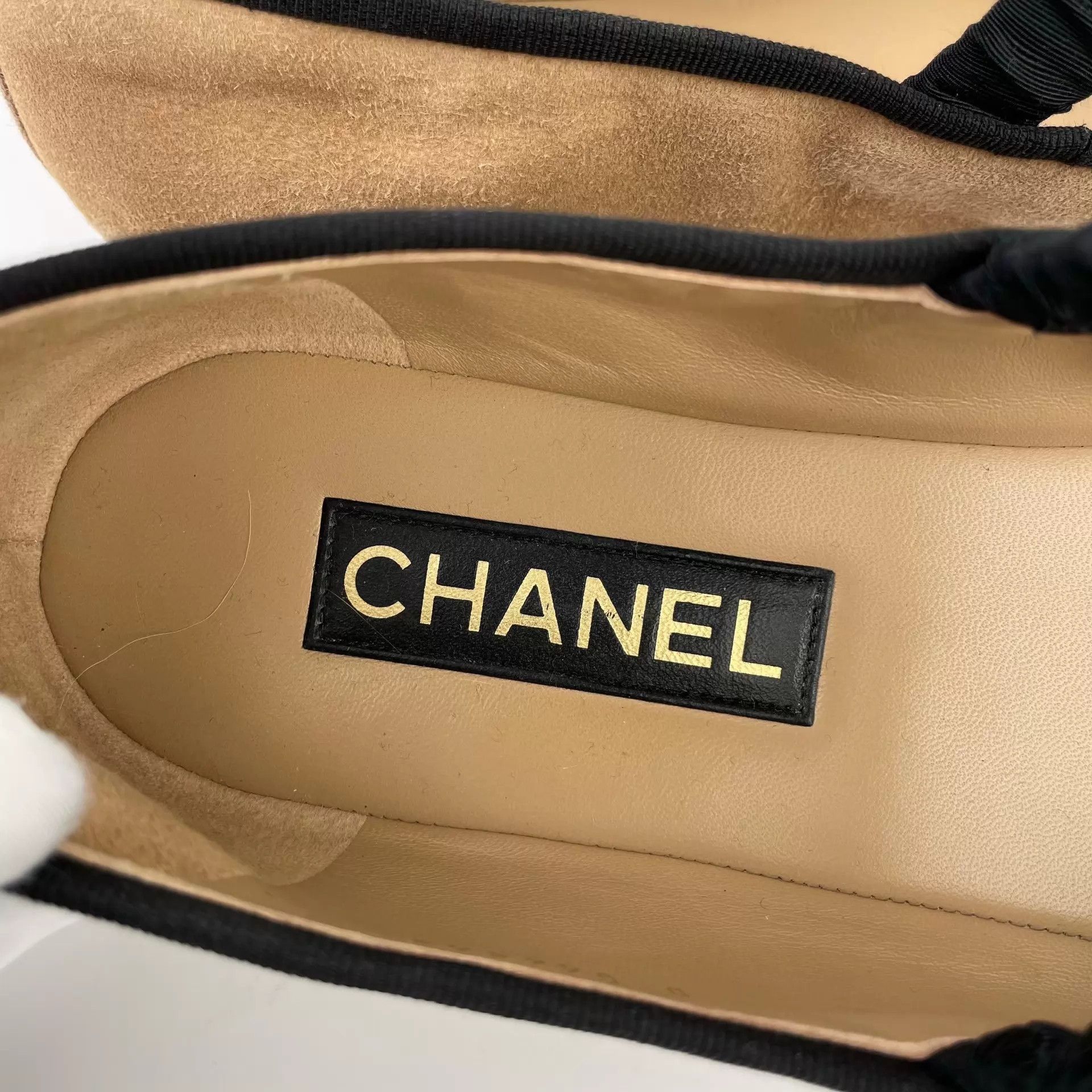 Chanel CHANEL Suede Colorblocked Flats 42 Size US 11.5 / IT 41.5 - 5 Thumbnail