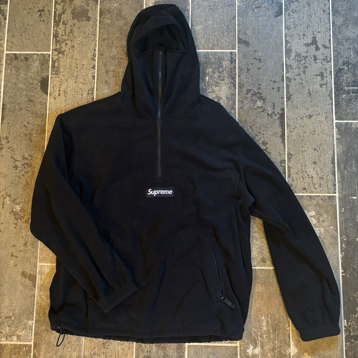 Polartec Supreme Black Facemask Half Zip Polartec Size US M / EU 48-50 / 2 - 1 Thumbnail